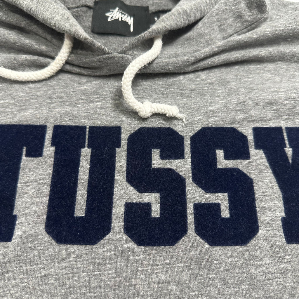 Stüssy Felt Logo Cropped Hoodie S