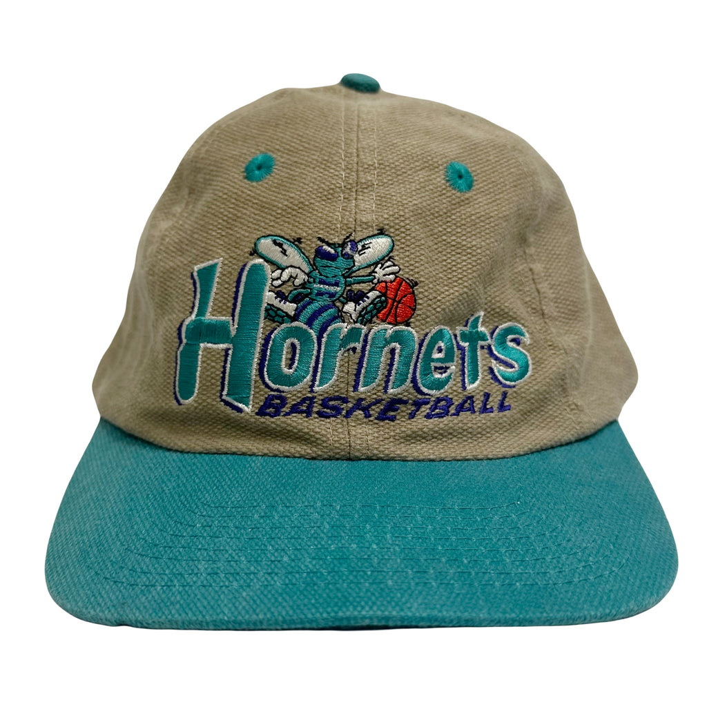 Vintage Logo Athletic Charlotte Hornets Strapback Hat