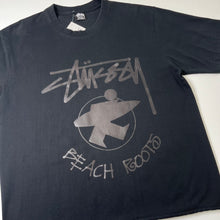 Load image into Gallery viewer, Stussy Beach Roots Cropped Graphic Tee L
