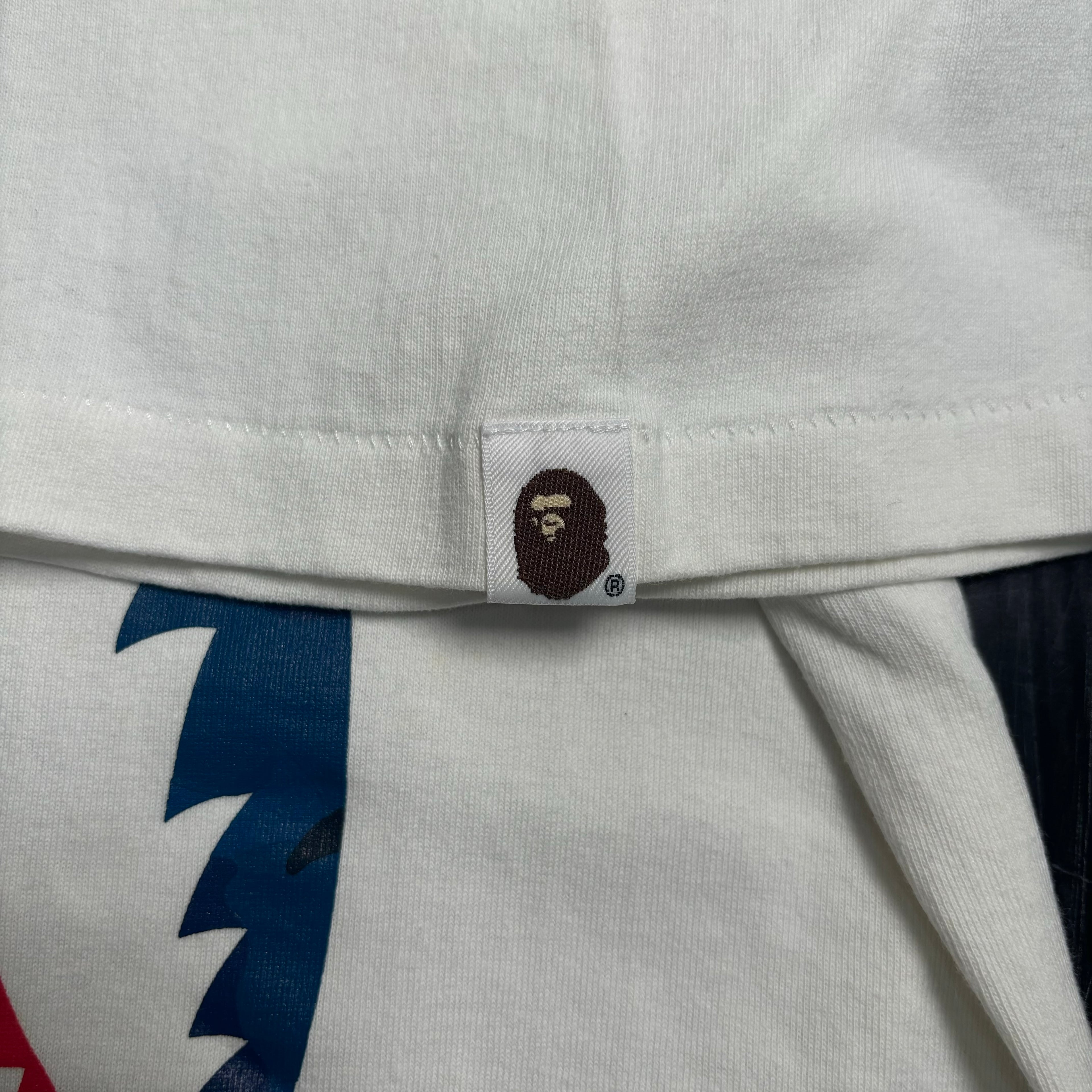 A Bathing Ape Shark Head Graphic Tee L