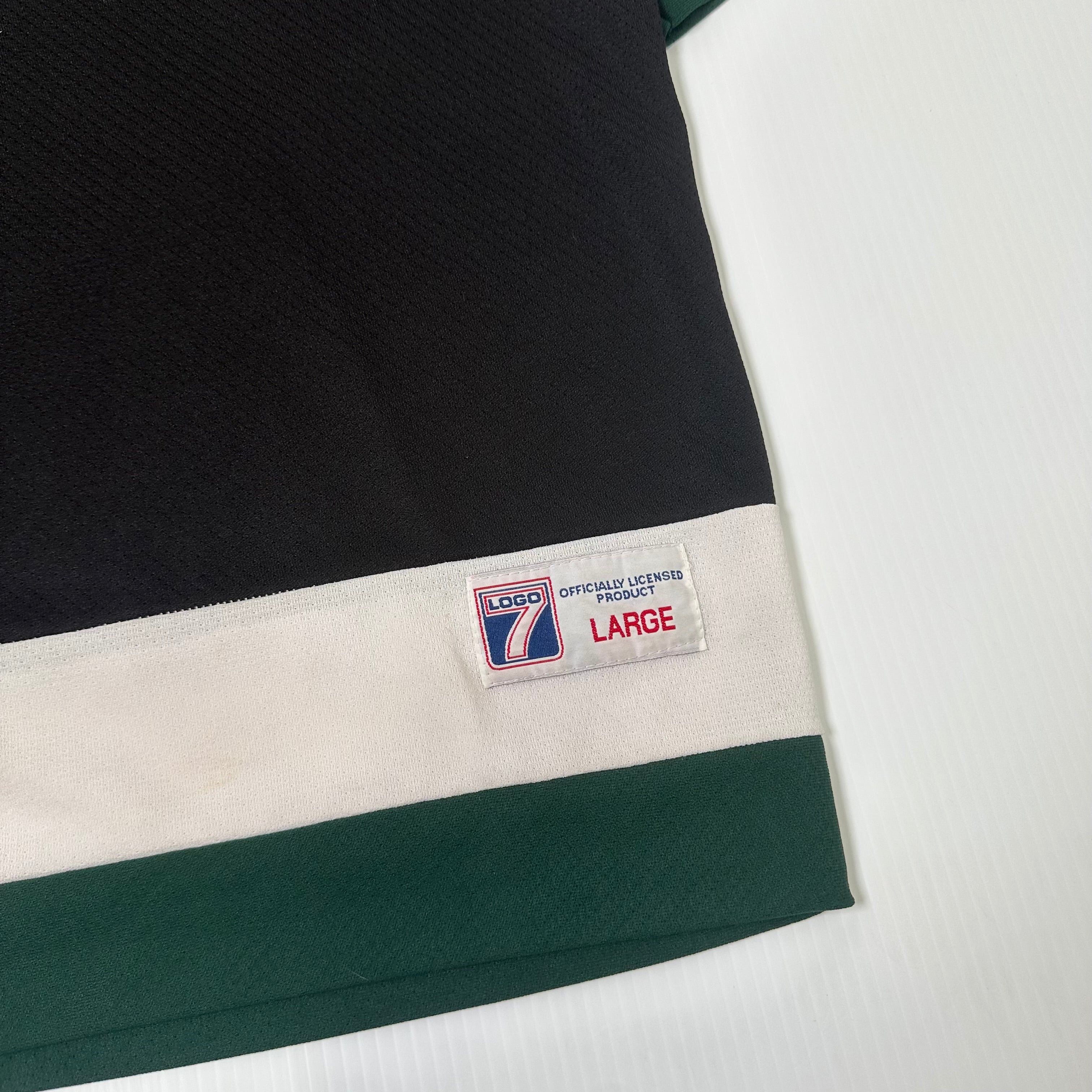 Vintage Logo 7 Dallas Stars Modano #9 Short Sleeve Jersey L