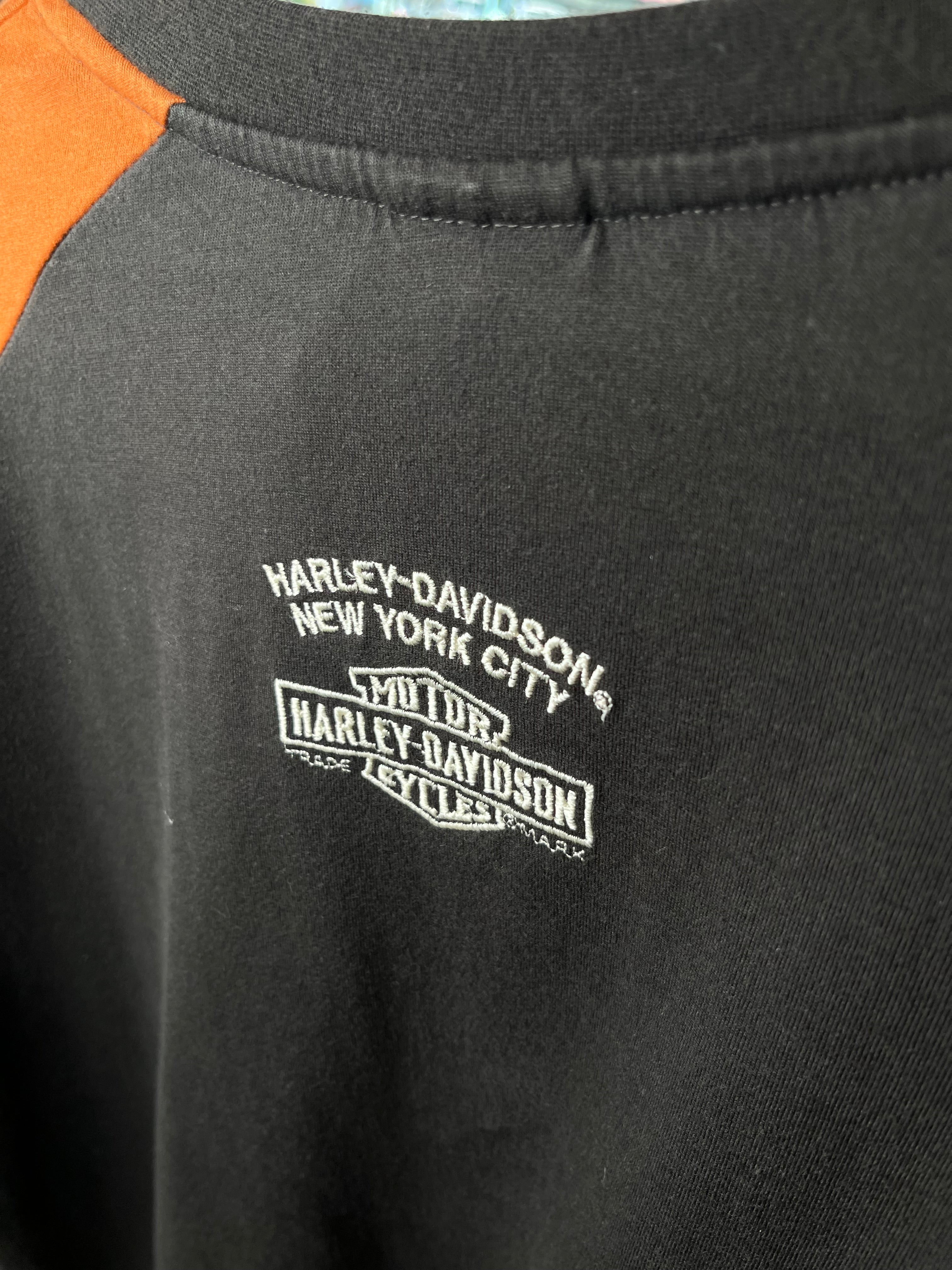 Harley Davidson Big Logo New York City Longsleeve Shirt XL