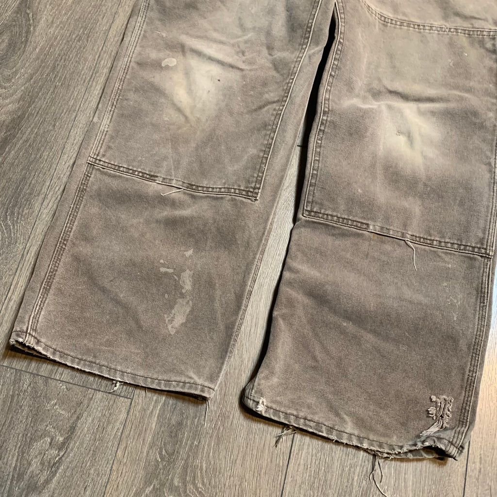 Vintage Faded Brown Carhartt Overalls 38x30