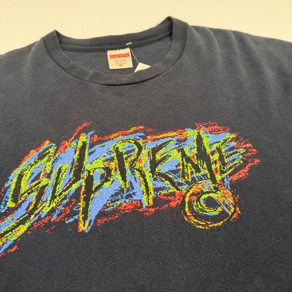 Supreme Abstract Crayon Graphic Tee XL