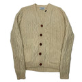 Vintage Cable Knit Cardigan L