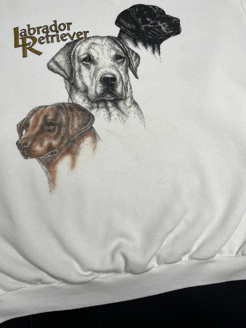Vintage Labrador Retriever Crewneck XXL