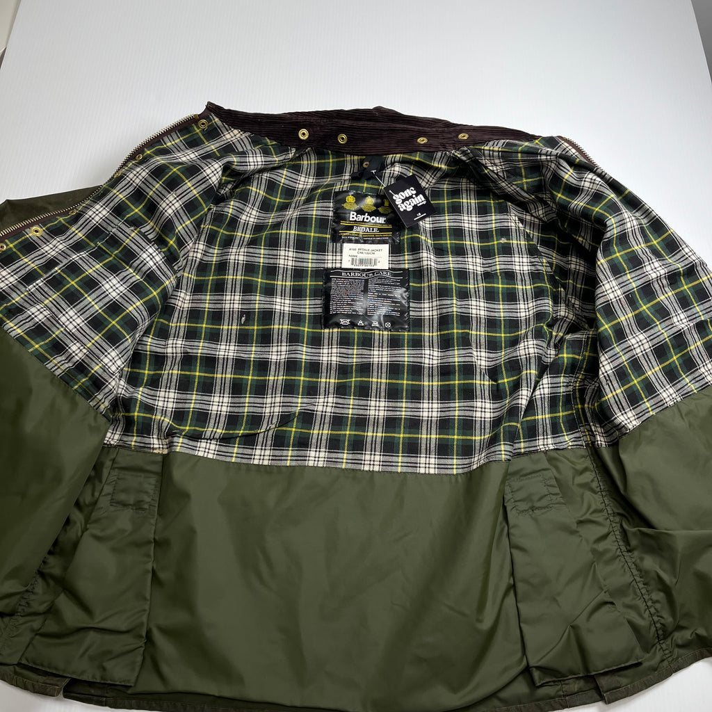 Vintage Barbour A100 Bedale Waxed Jacket C48 XL