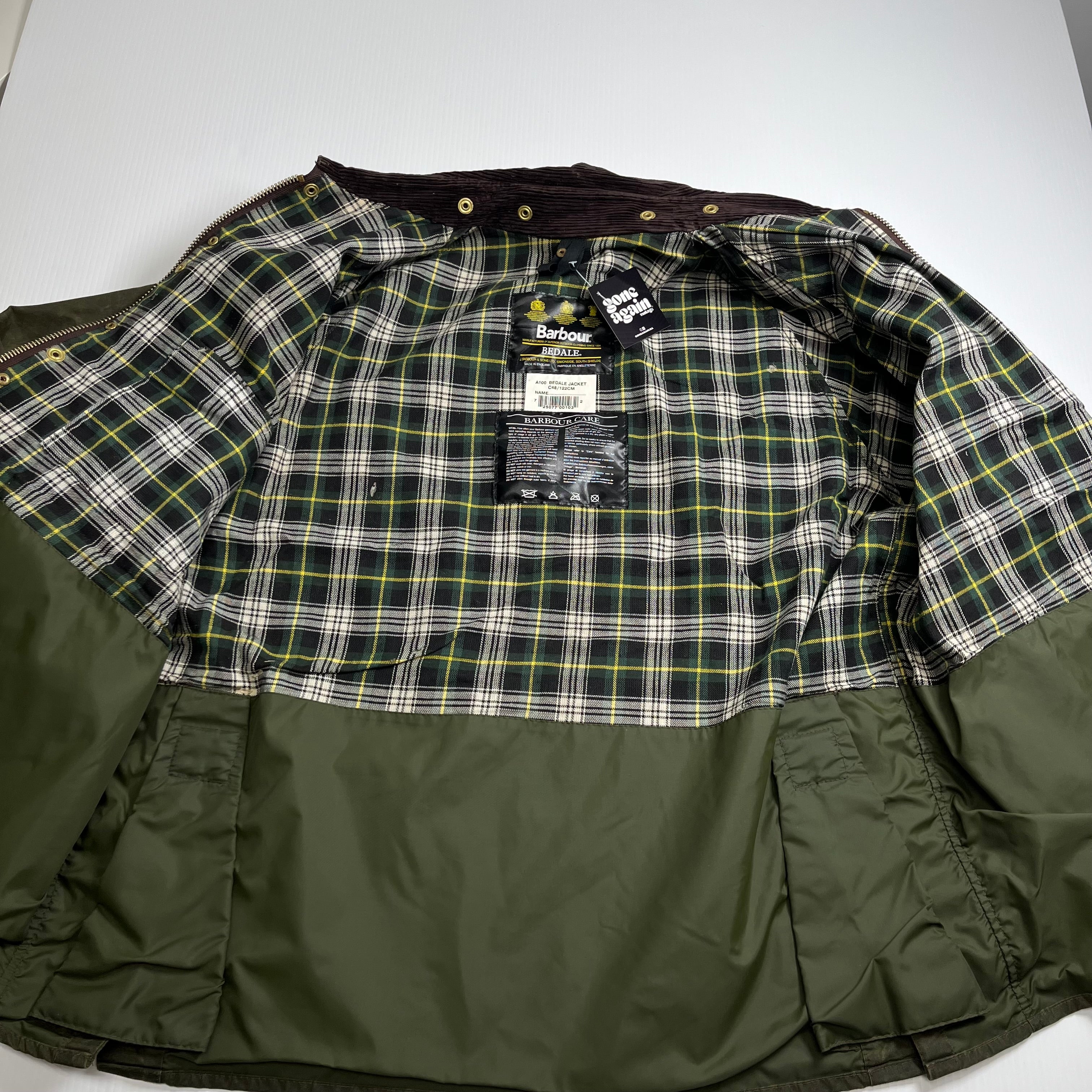 Vintage Barbour A100 Bedale Waxed Jacket C48 XL