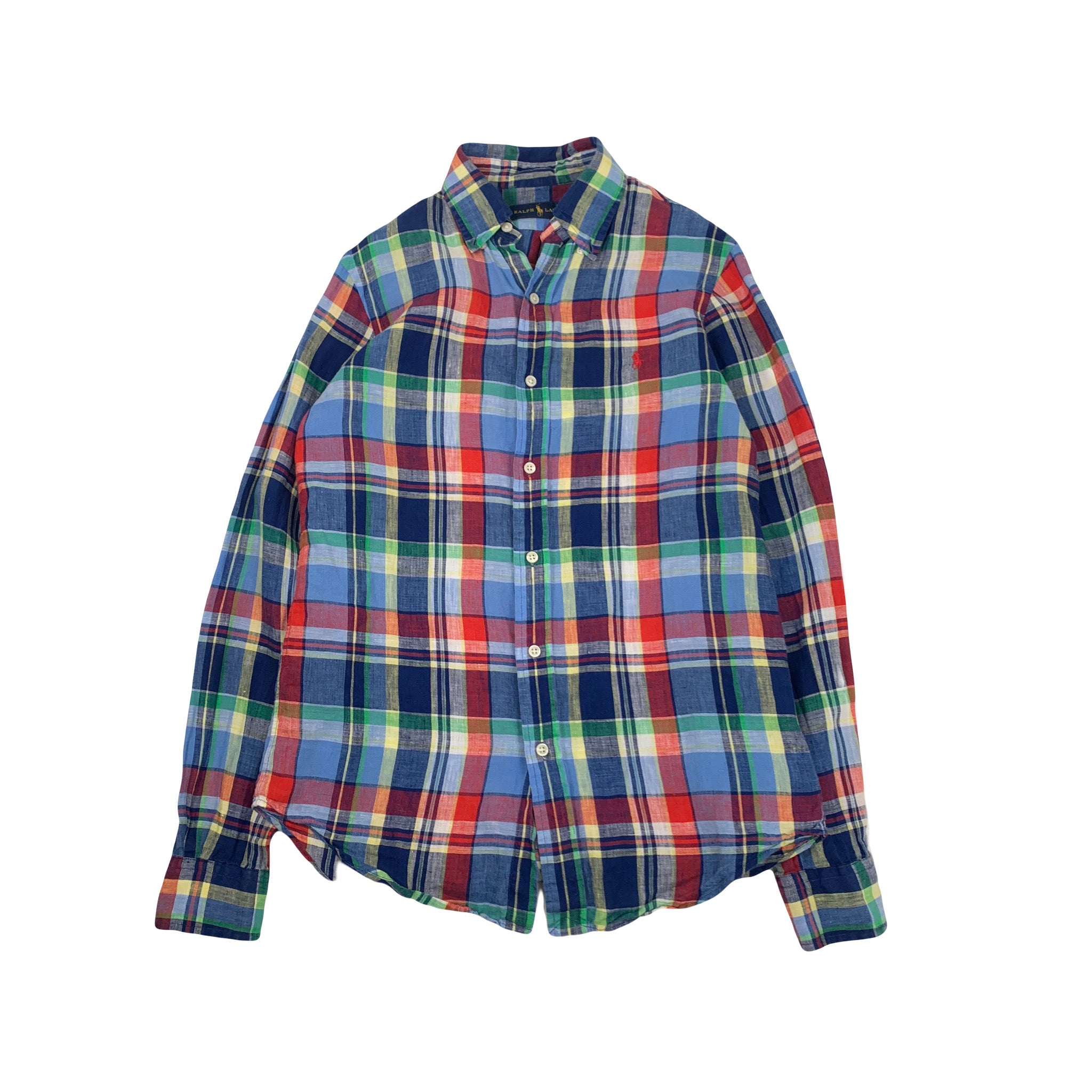 Polo Ralph Lauren Multicolor Linen Button Up Shirt XS