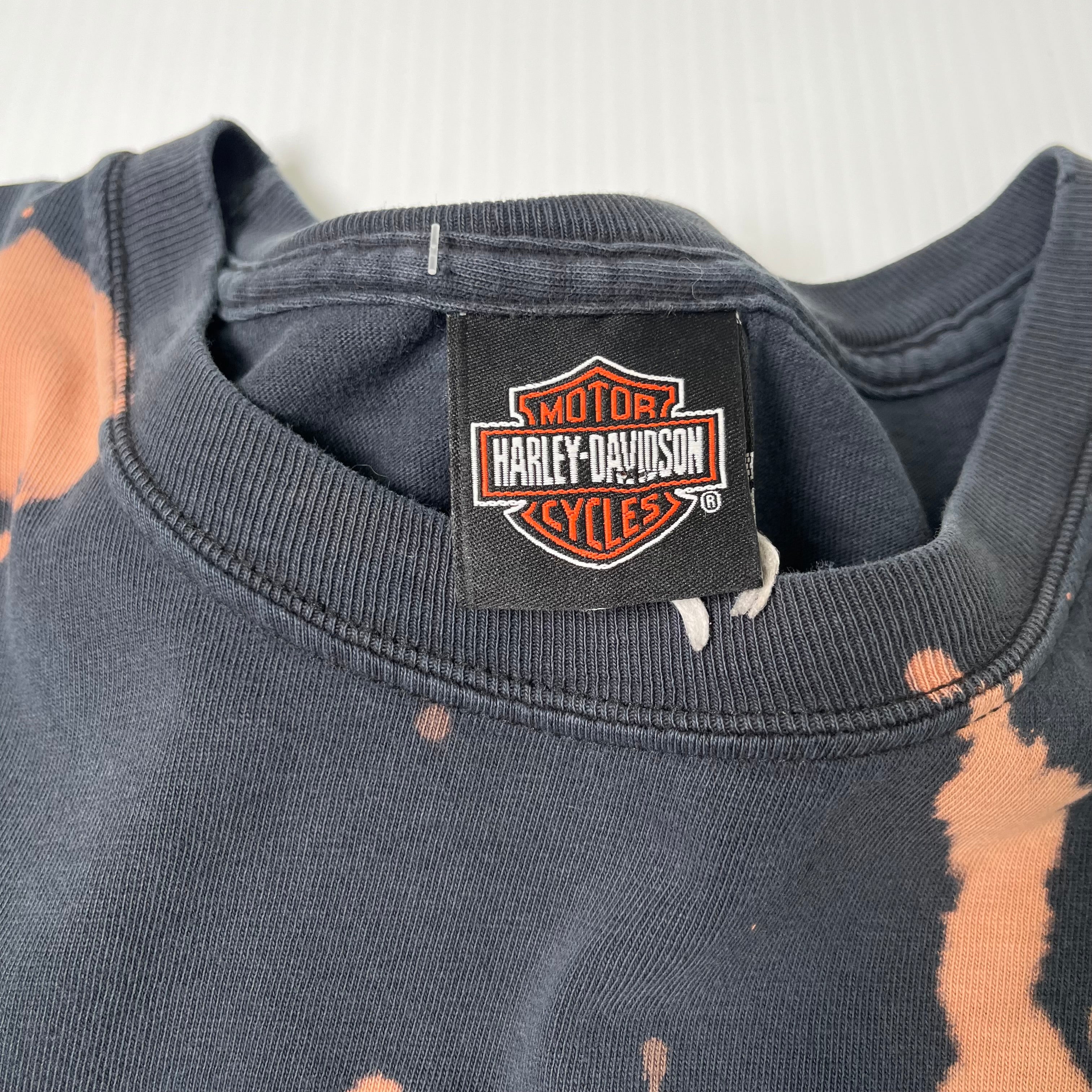 Harley Davidson Bleach Spot Pocket Tee XL