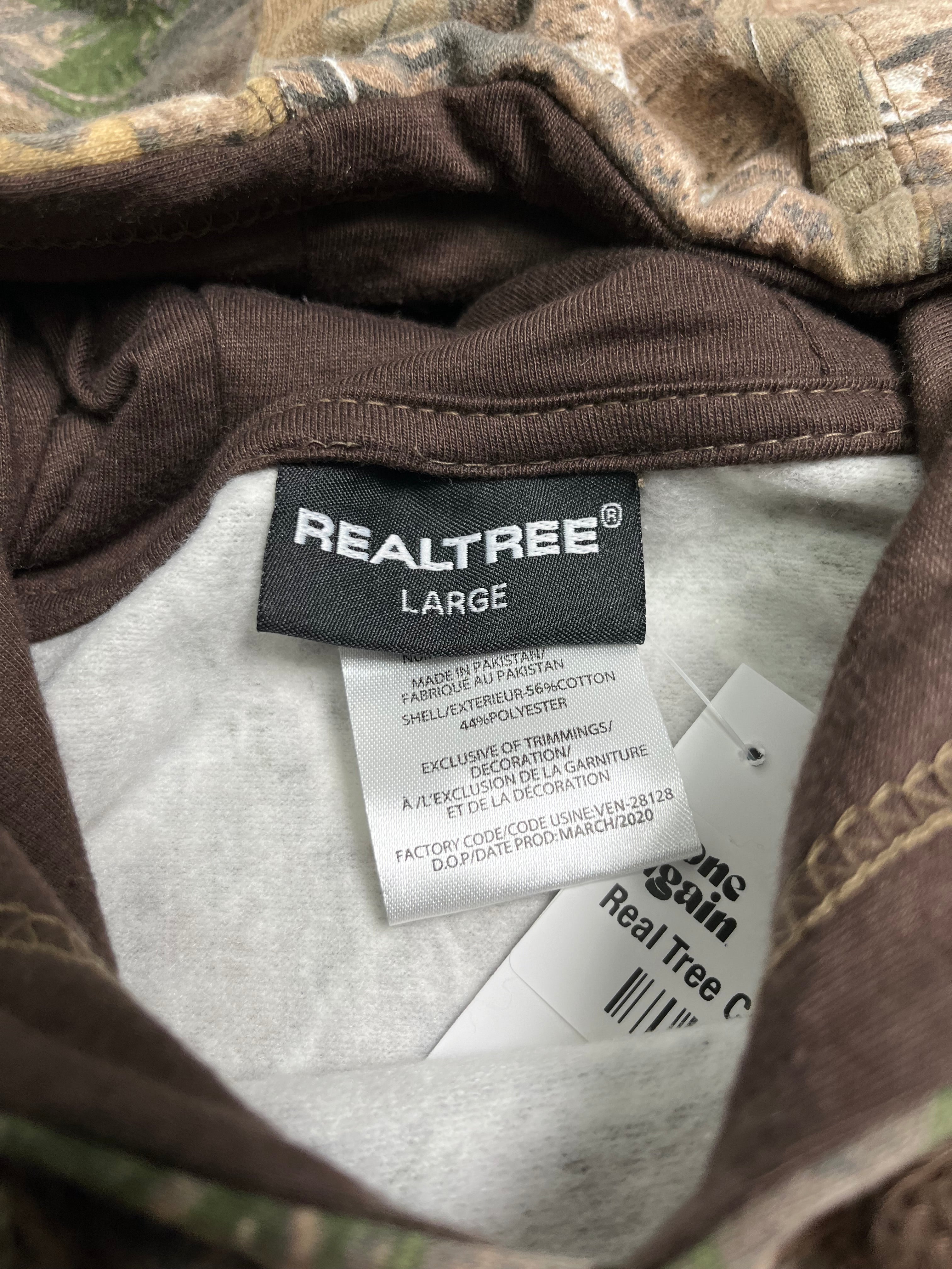 BNWT Realtree Logo Camouflage Hoodie XL