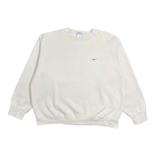Load image into Gallery viewer, Y2K Nike Swoosh Cream Crewneck XL
