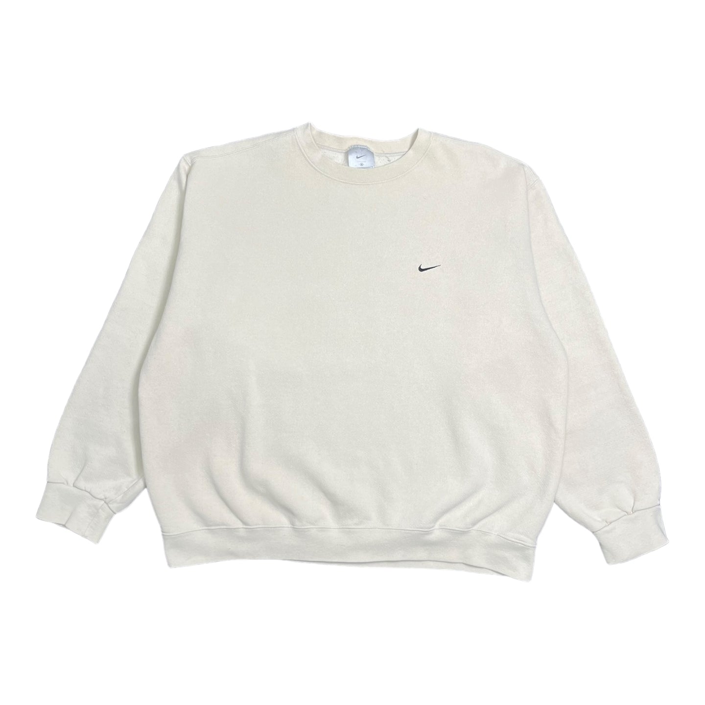 Y2K Nike Swoosh Cream Crewneck XL