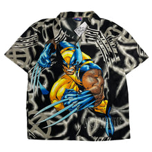 Load image into Gallery viewer, 2002 X-Men Wolverine AOP Short Sleeve Button Up M

