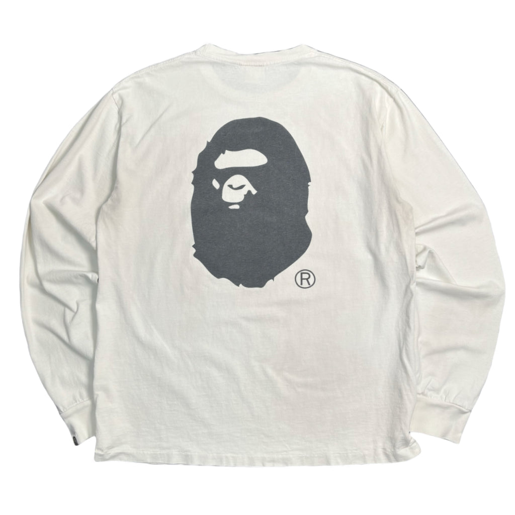 A Bathing Ape Head Logo Longsleeve XL
