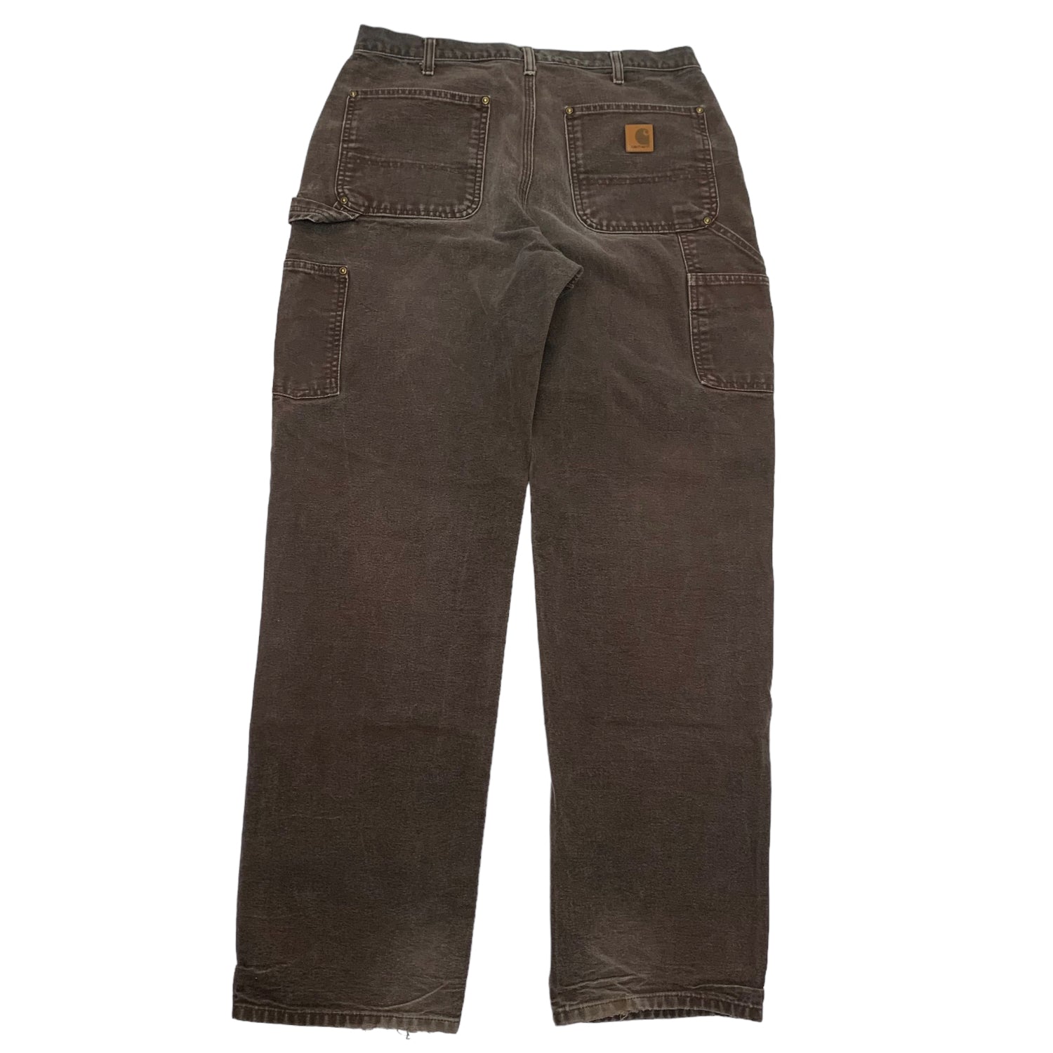 Carhartt Faded Brown Double Knee Denim 32x34 0316