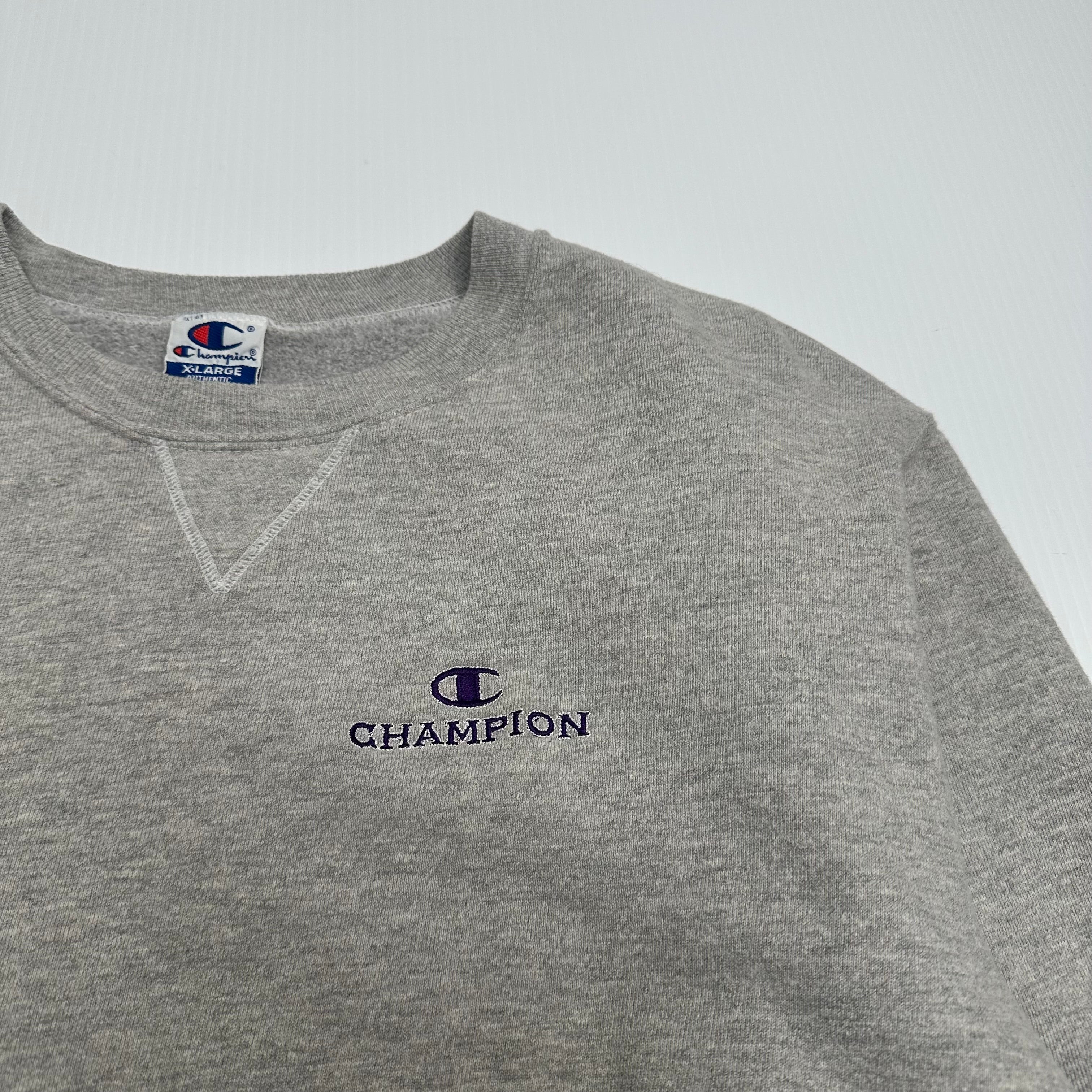 Vintage Champion Mini Logo Crewneck XL