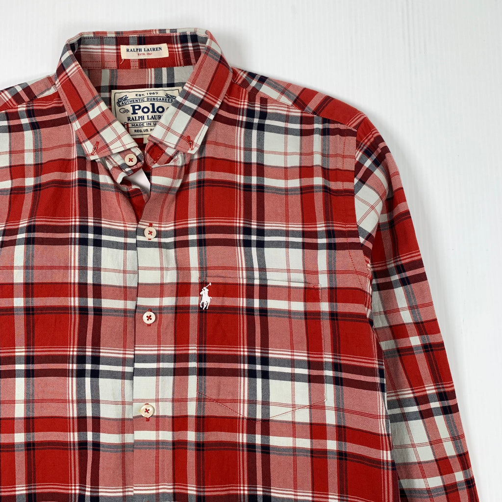 Polo Ralph Lauren Plaid Button Up Shirt L