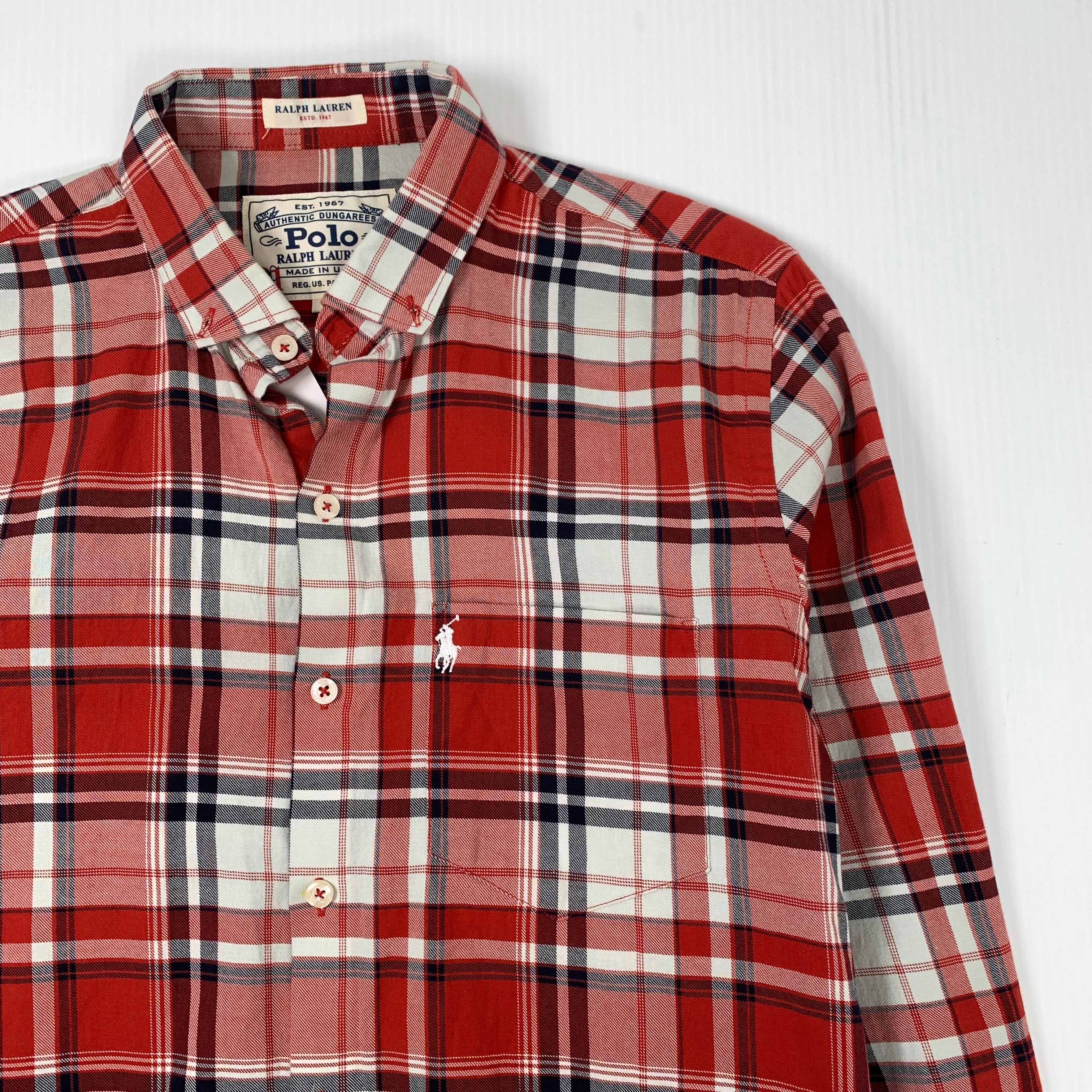 Polo Ralph Lauren Plaid Button Up Shirt L