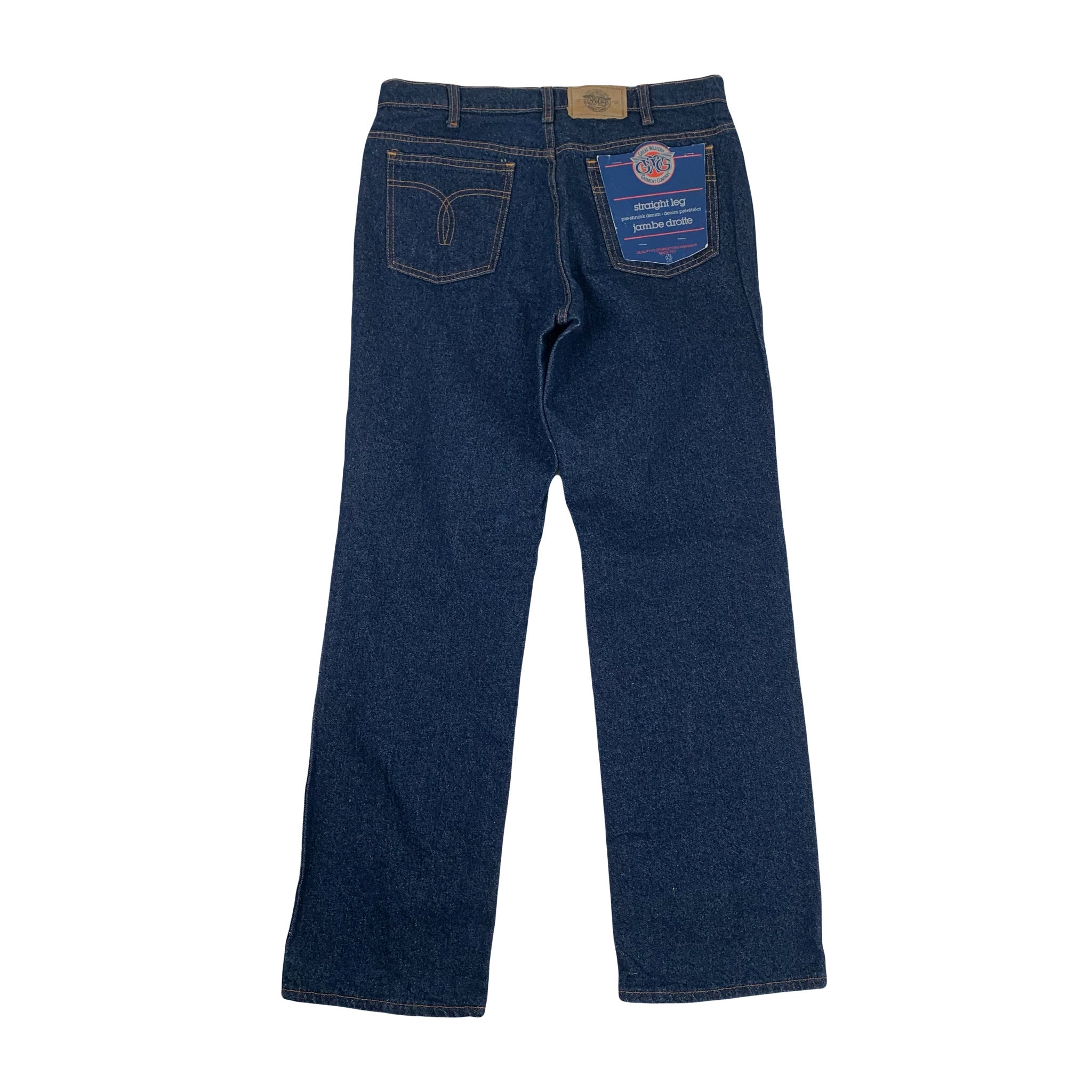 Vintage GWG Straight Leg Dark Wash Denim 36 BNWT