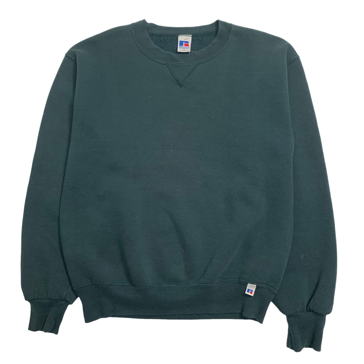 90s Russell Athletic Dark Green Crewneck M