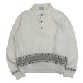 Vintage San Dino Henley Knit Sweater M
