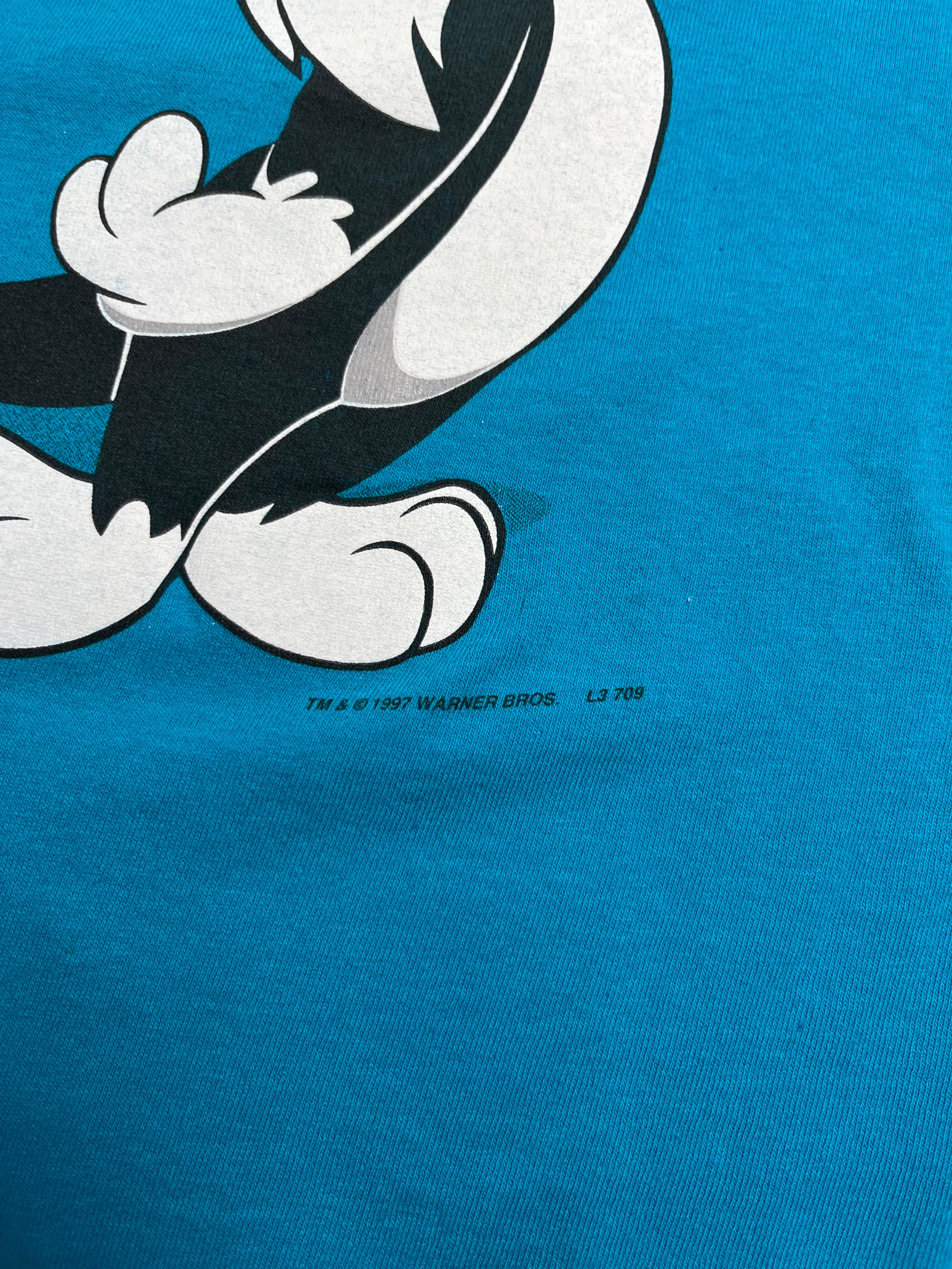 1997 Warner Bros. Sylvester Boxing Tee M