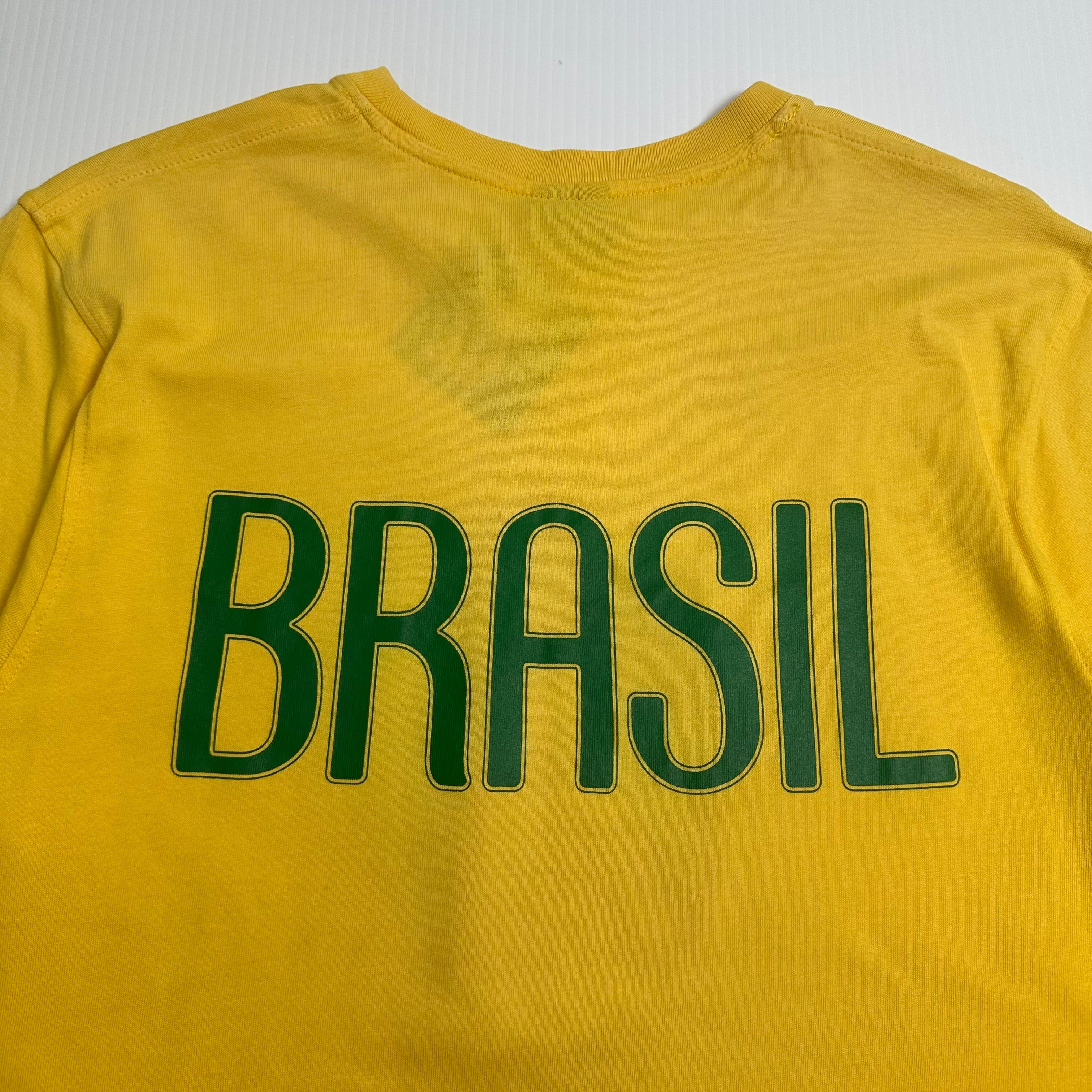 2000s Nike Brasil Futbol Tee L