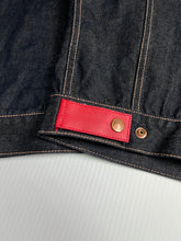 Load image into Gallery viewer, Evisu Dark Wash Denim Jacket Women&#39;s XL
