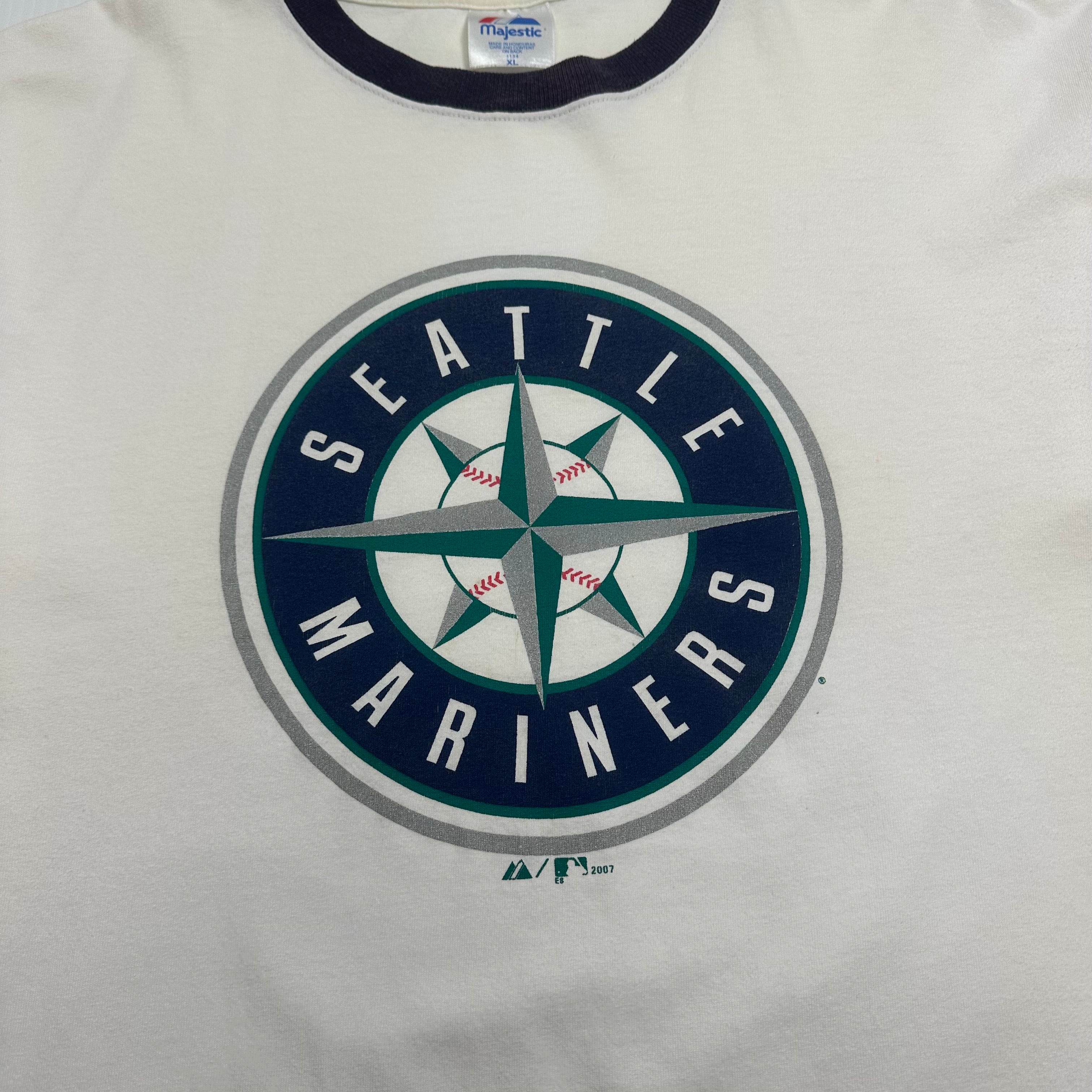 2007 Majestic Seattle Mariners MLB Ringer Tee XL