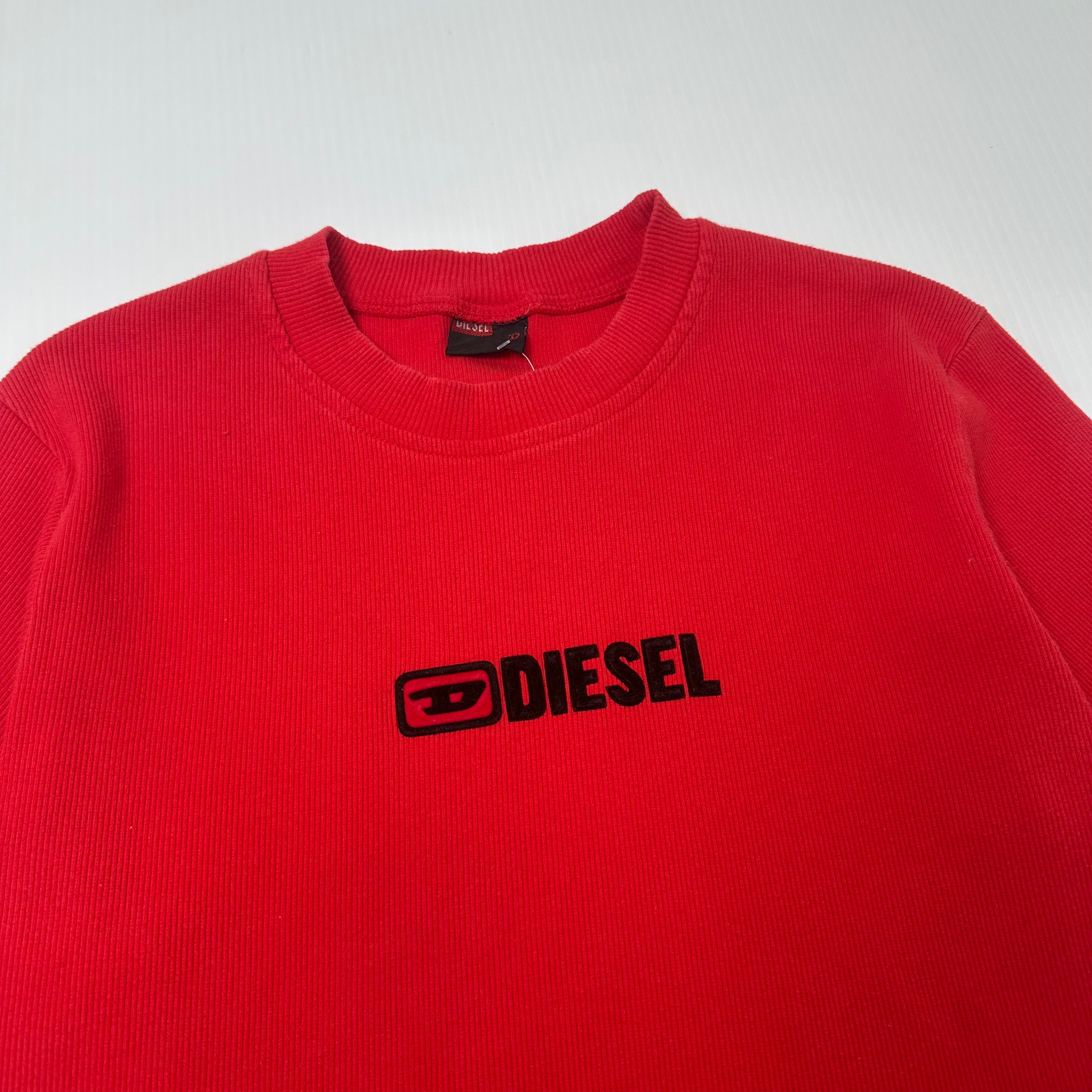 Y2K Diesel Ribbed Tee Women's L