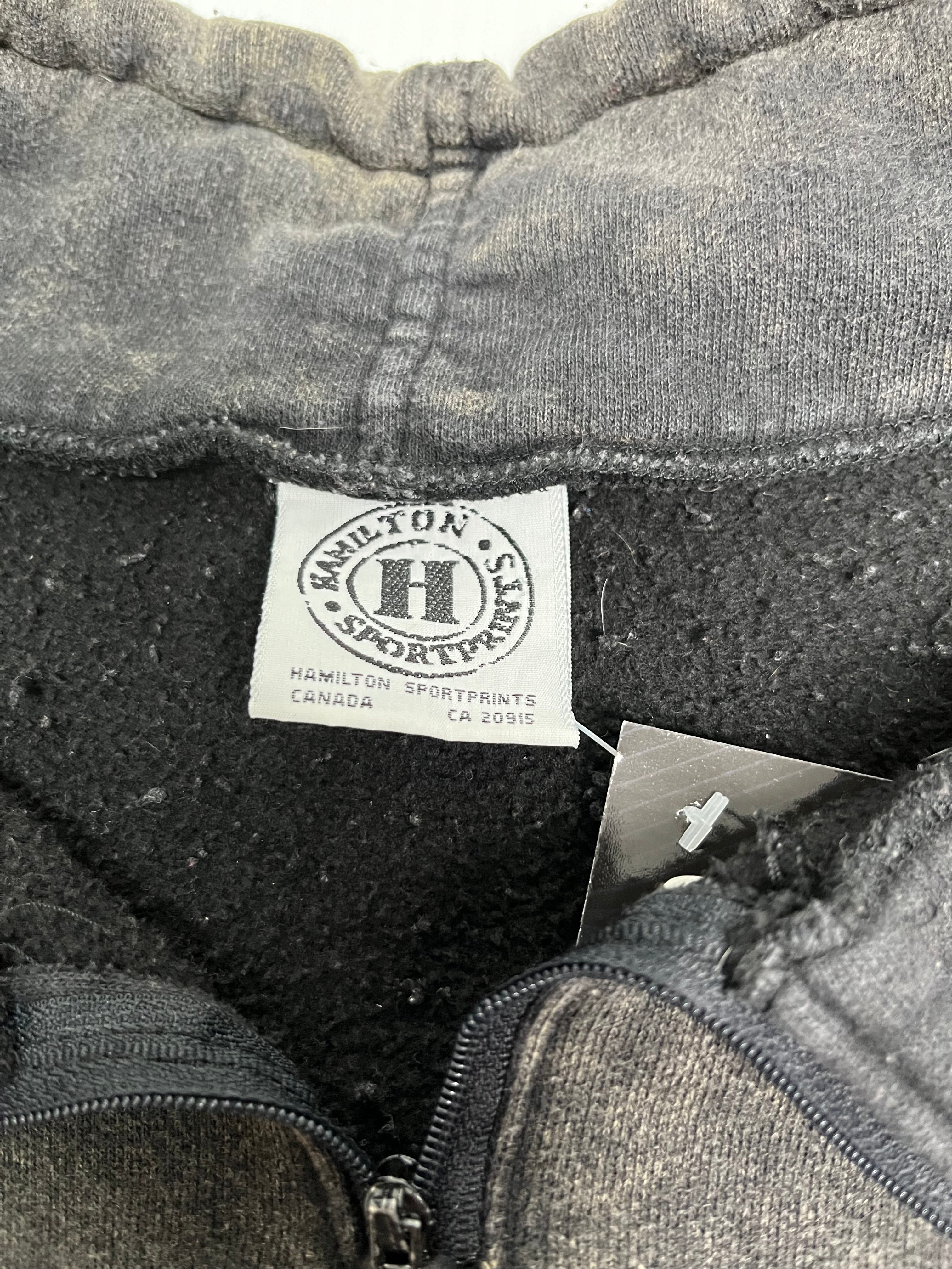 Vintage Harley Davidson Rocky's Ontario 1/4 Zip Sweatshirt L