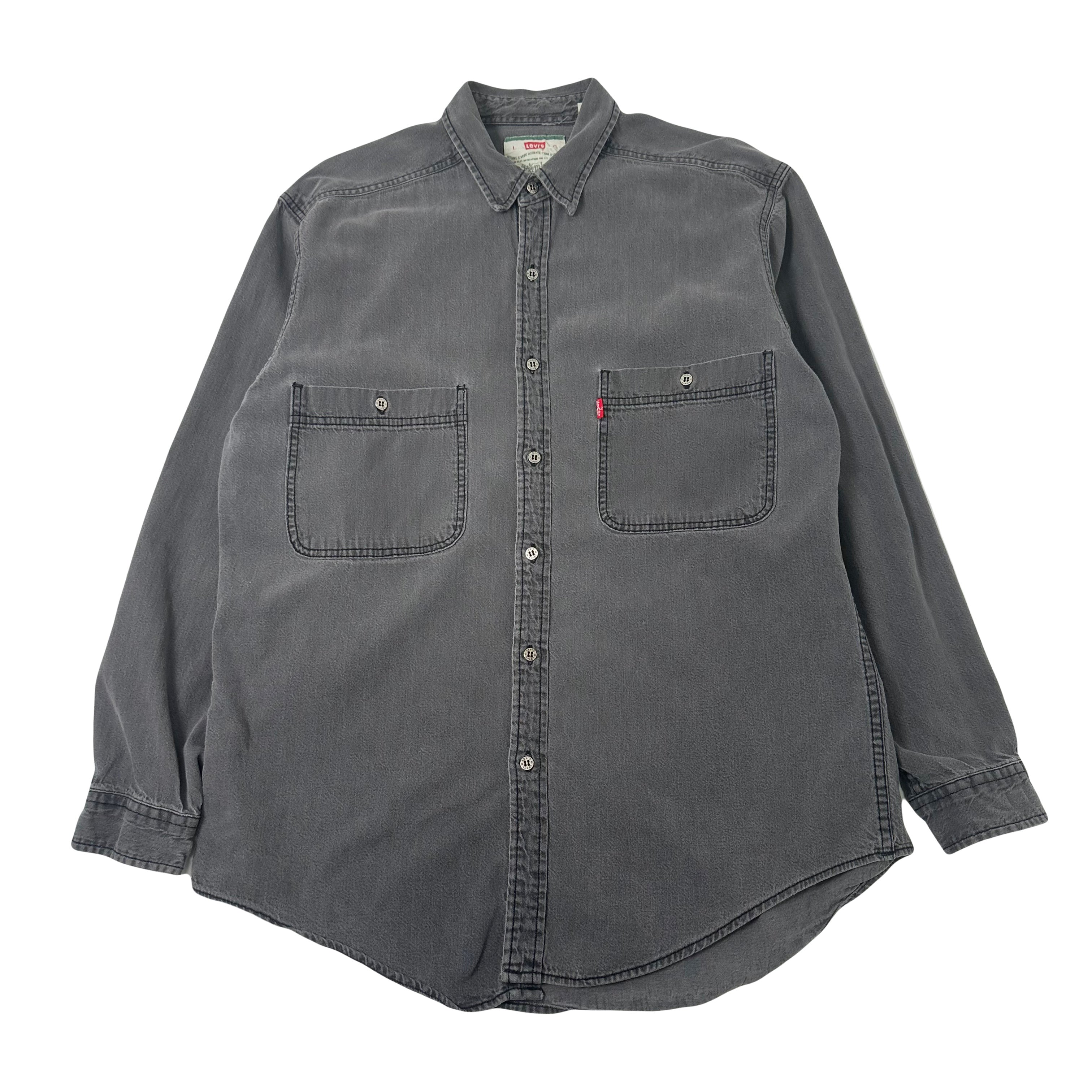 Vintage Levi's Denim Button Up Shirt L