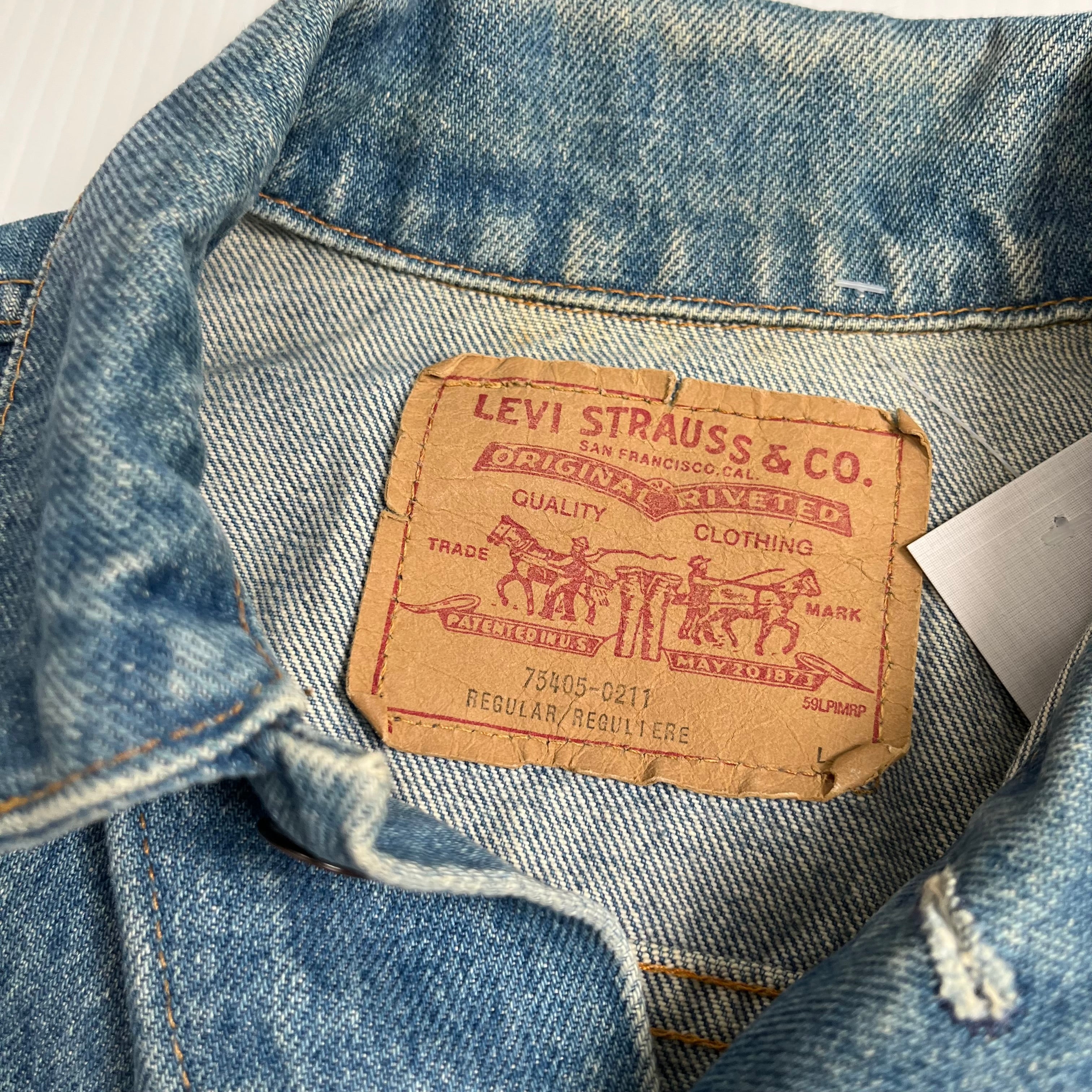Vintage Levi's Medium Wash Denim Jacket Women's L