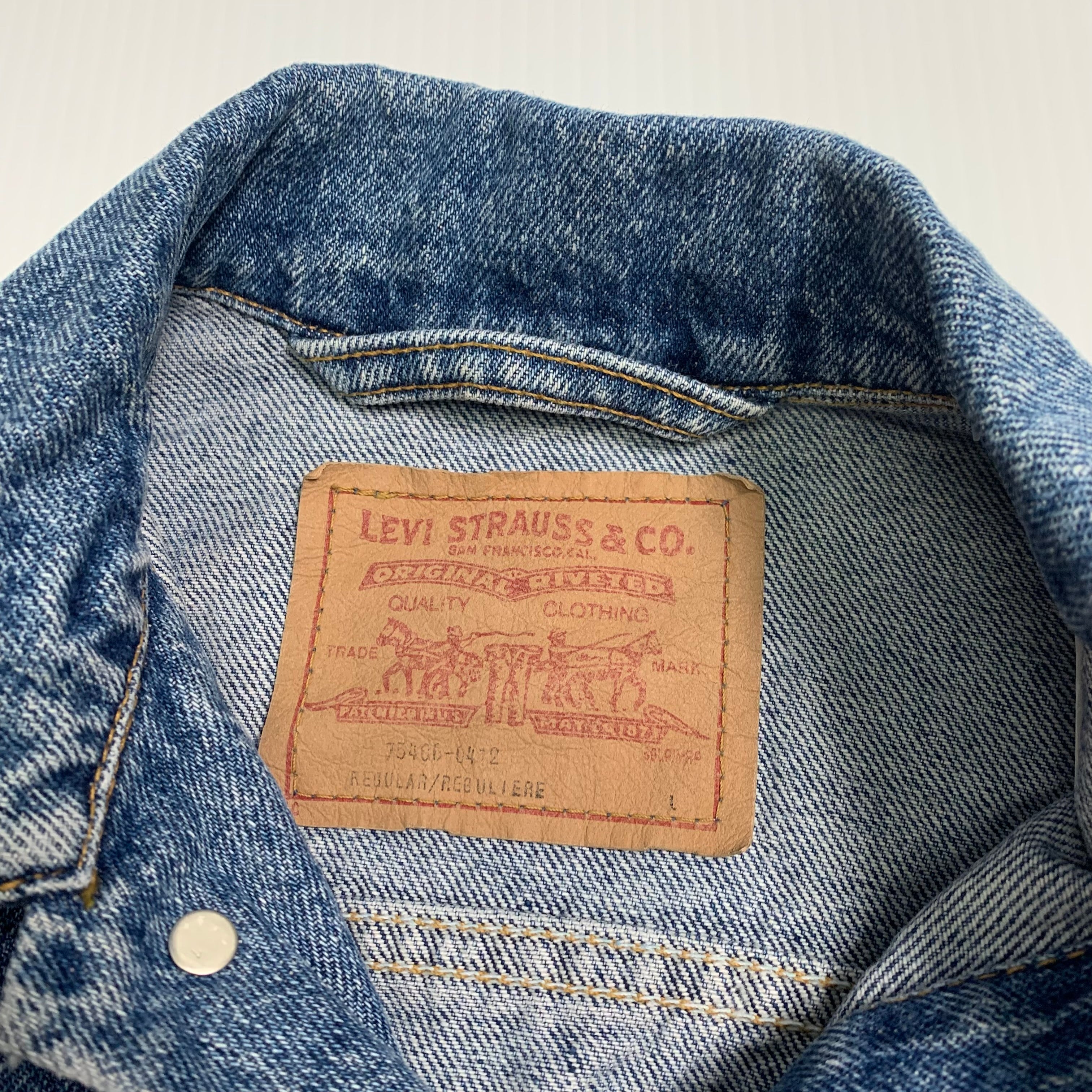 Vintage Levi's Medium Wash Denim Jacket L