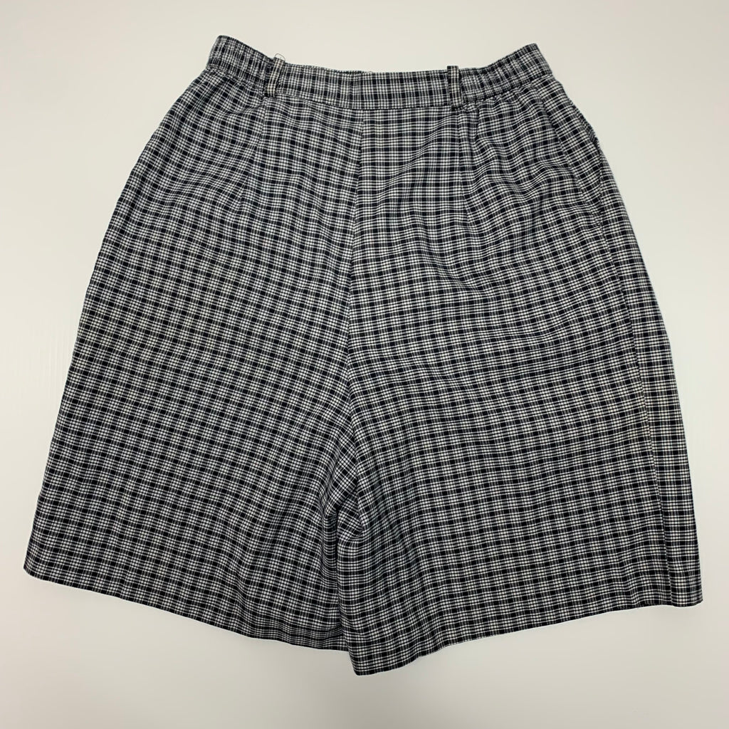 Vintage High Waisted Plaid Shorts 27W