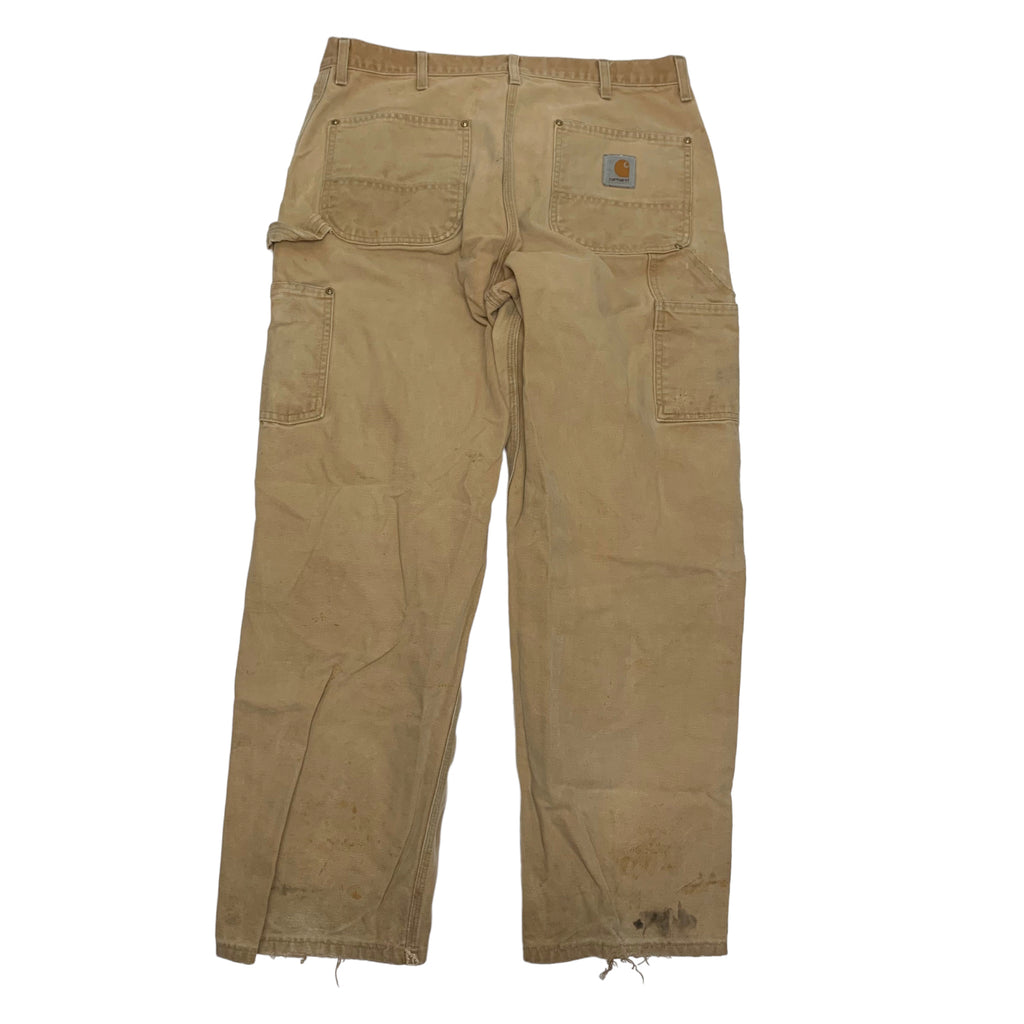 Carhartt Tan Double Knee Denim 38x32
