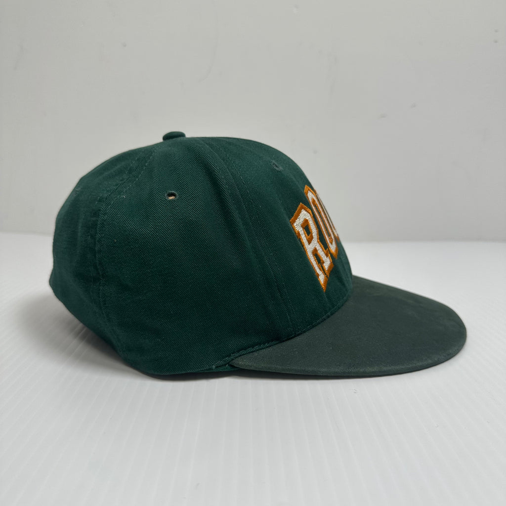 Vintage Roots Canada Leather Brim Strapback Hat