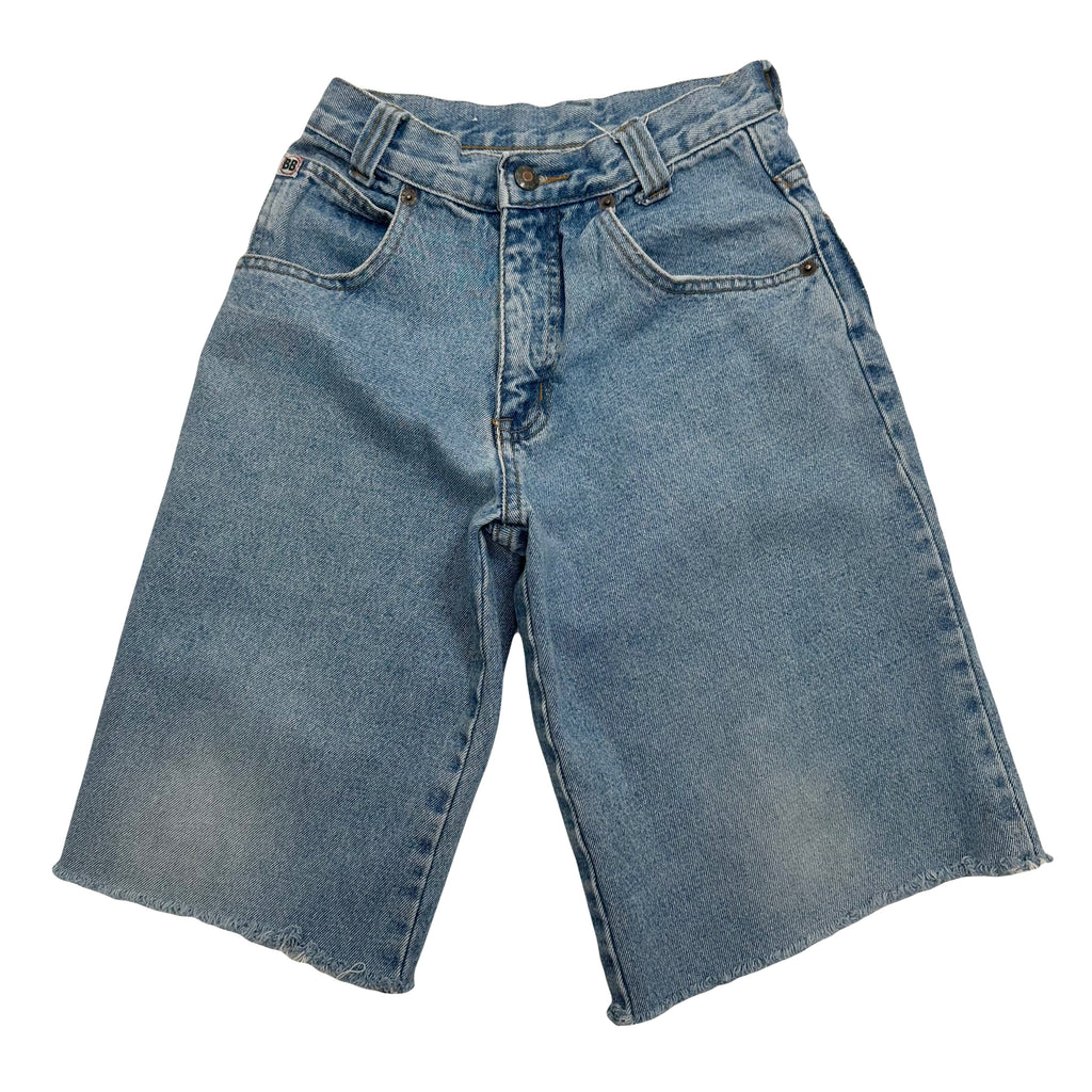 Vintage Bugle Boy Chopped Denim Shorts Women's 10