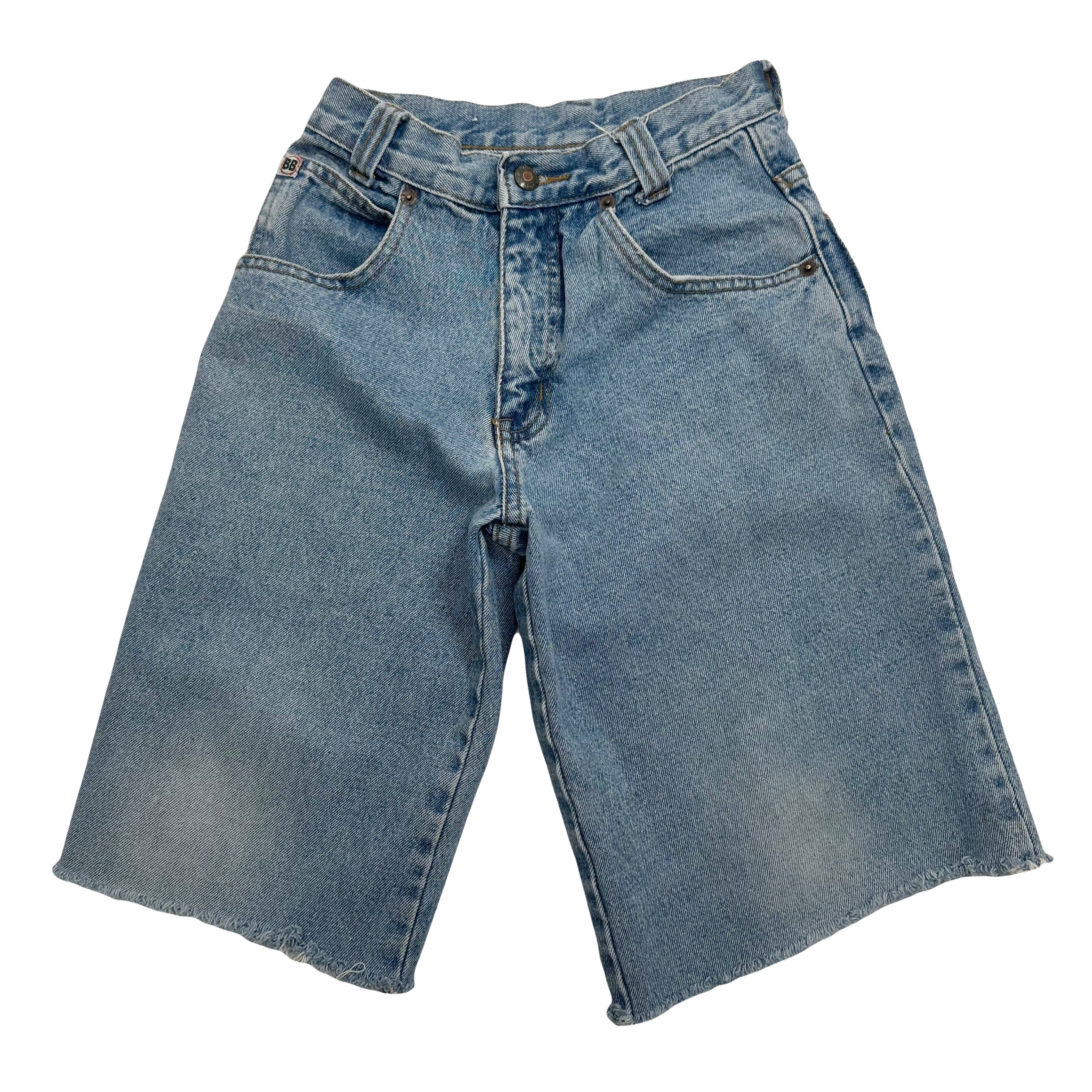 Vintage Bugle Boy Chopped Denim Shorts Women's 10