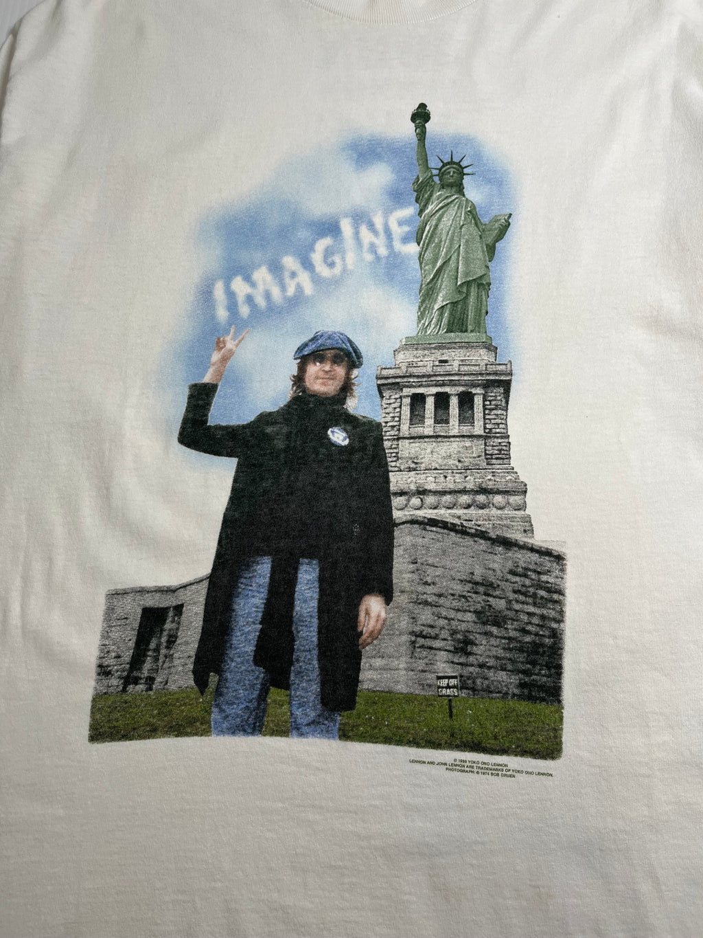 1998 John Lennon Imagine NYC Tee L