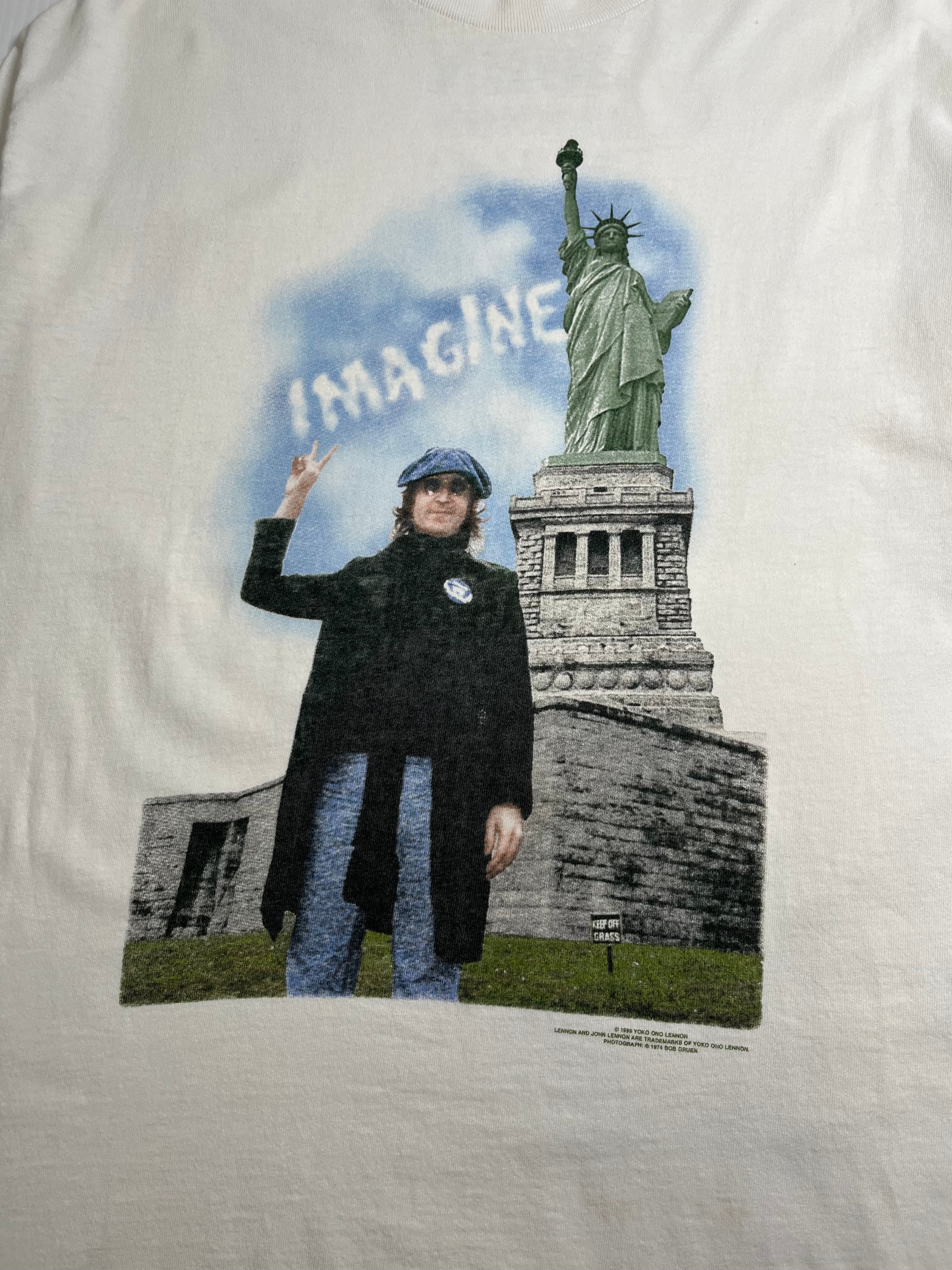 1998 John Lennon Imagine NYC Tee L