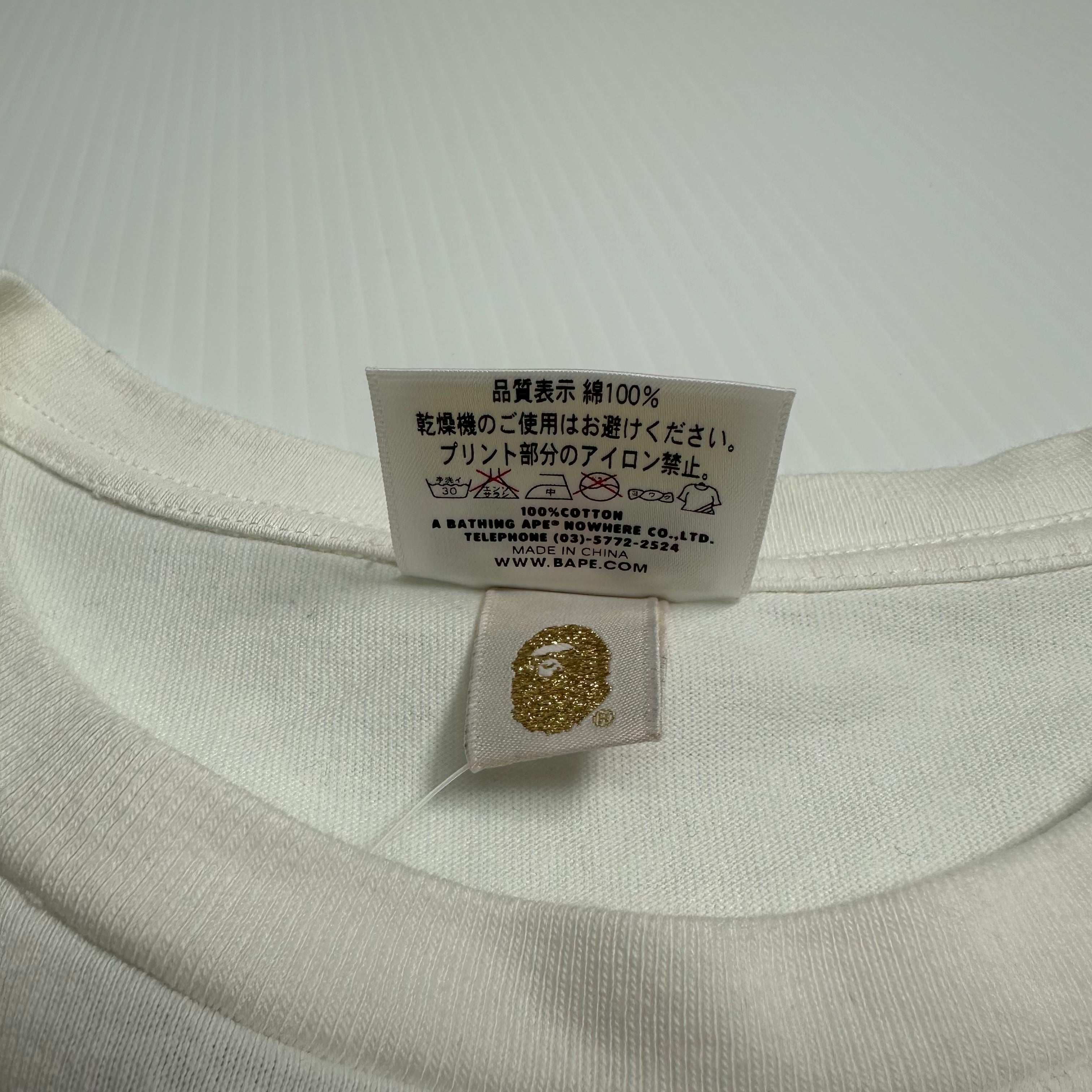 A Bathing Ape Camo Head Tee L