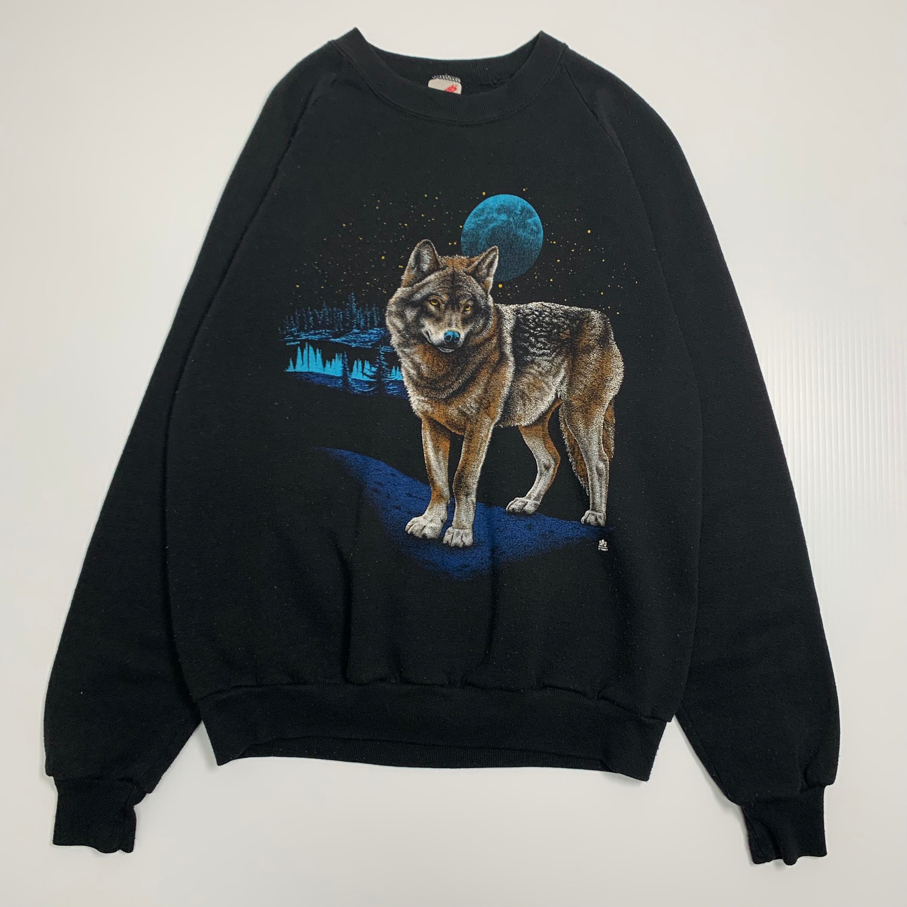 90s Wolf Graphic Crewneck XL