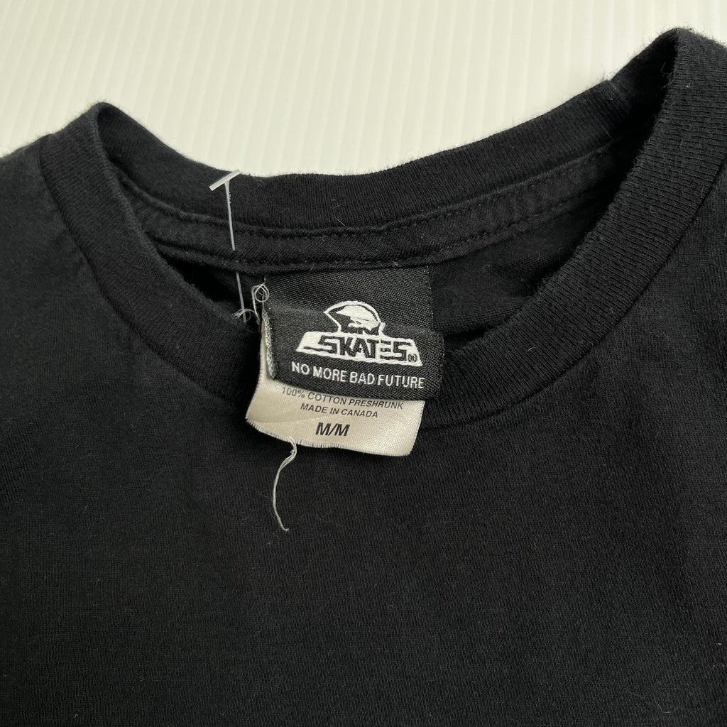 Vintage Skull Skates Graphic Tee M