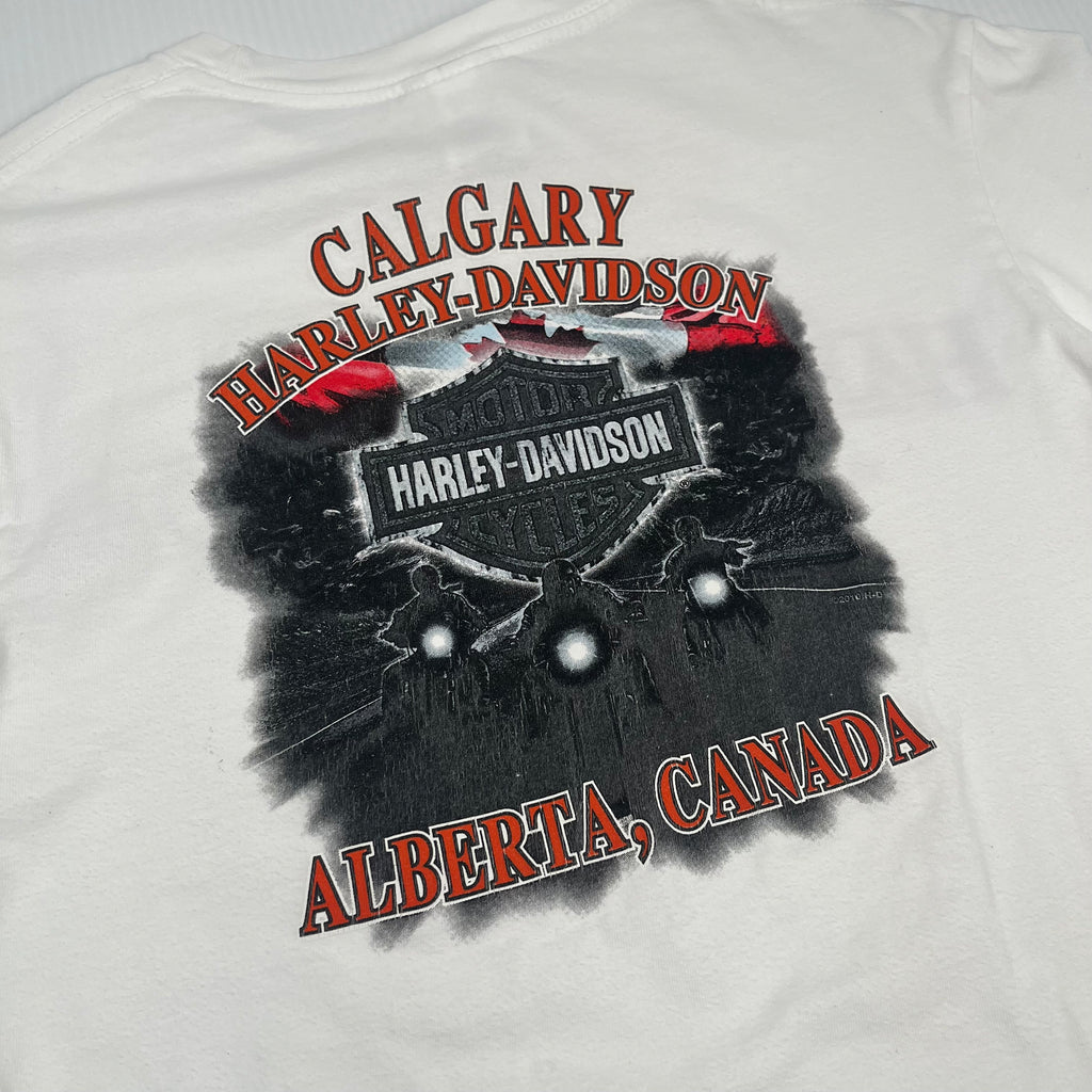 Harley Davidson Calgary Alberta Longsleeve Shirt M