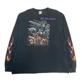 Vintage D&D Cycle Doctor Flame Longsleeve Shirt 2XL