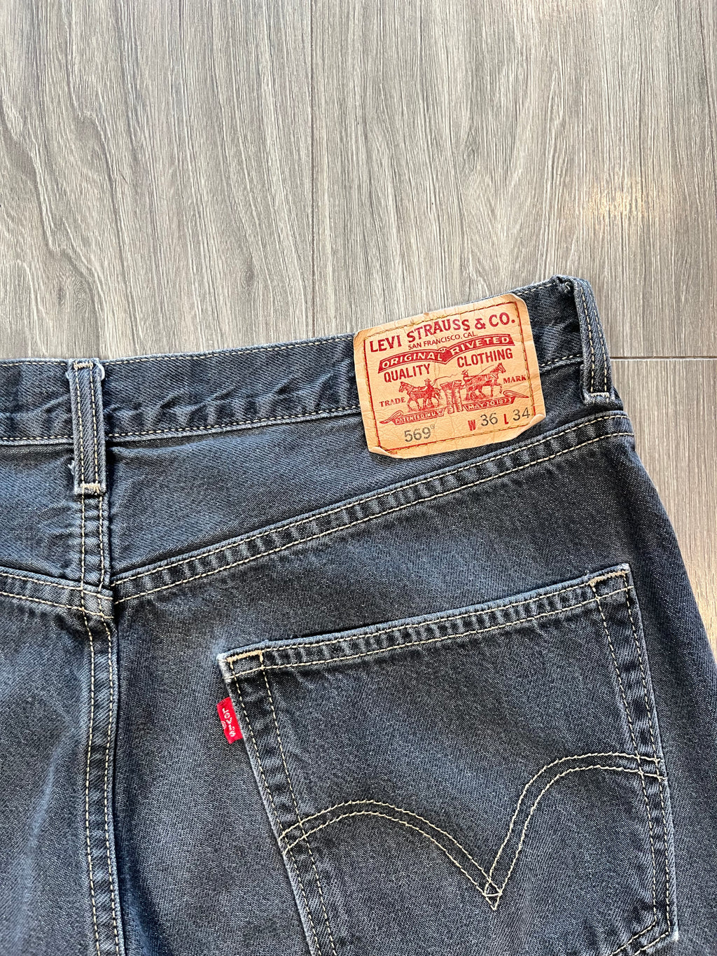 Levi's 569 Loose Straight Faded Denim 36