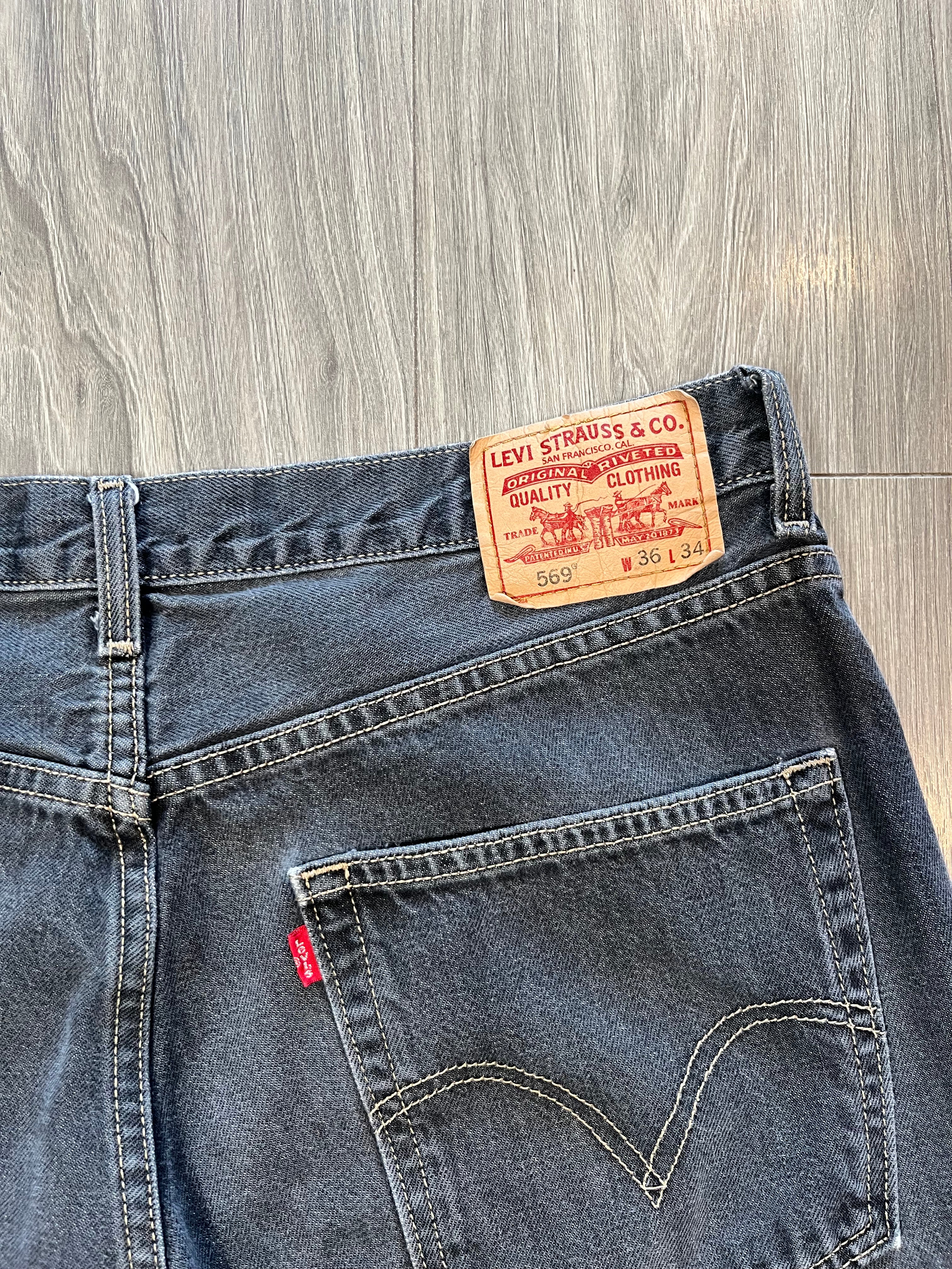 Levi's 569 Loose Straight Faded Denim 36