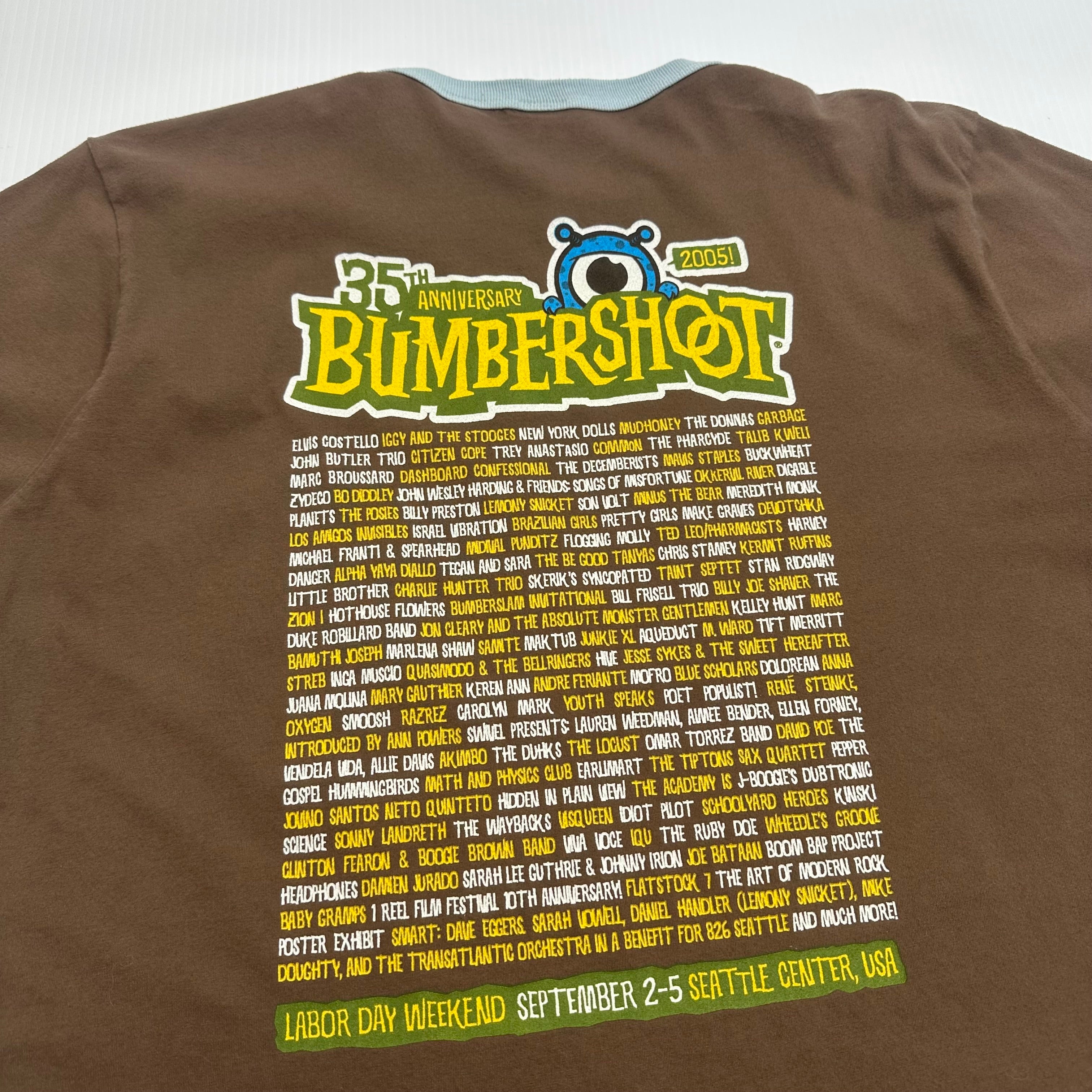2005 Bumbershoot Music Festival Ringer Tee L